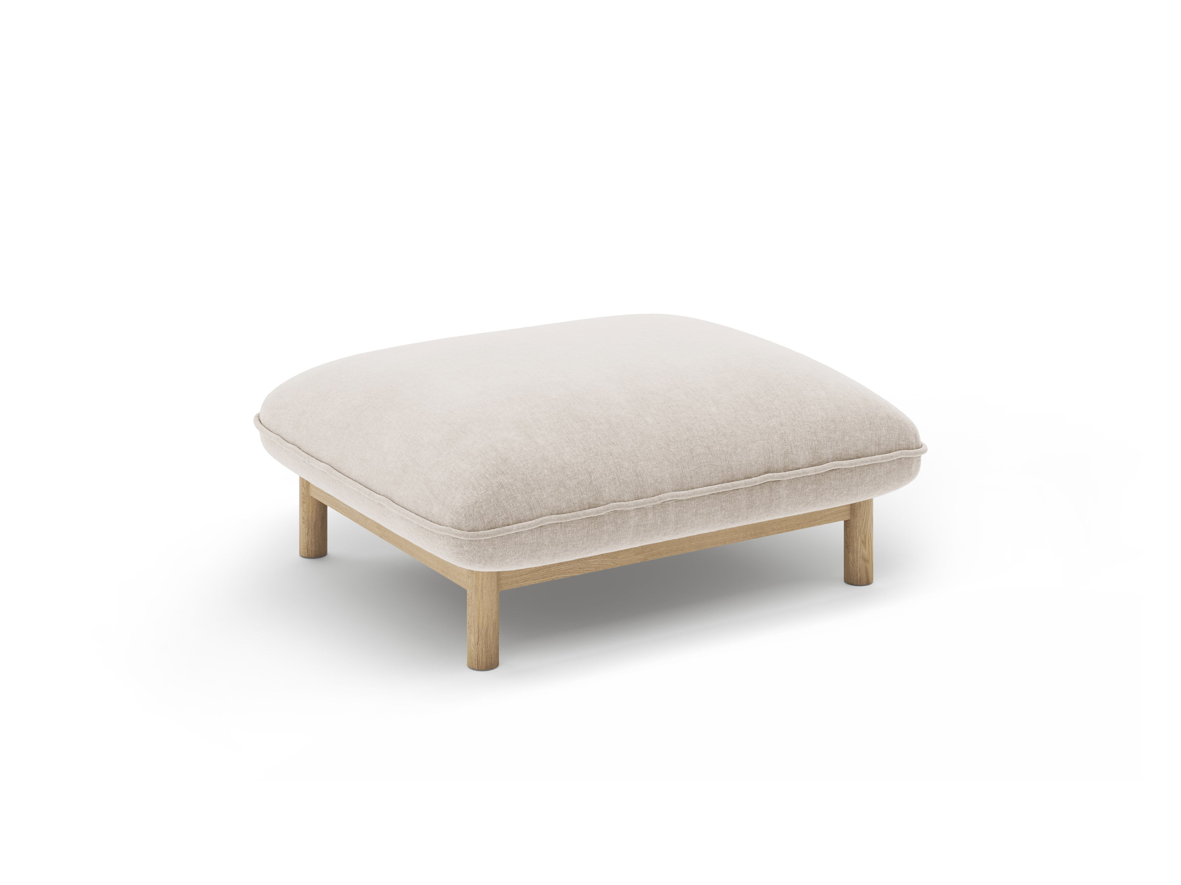 Puf ADA hellbeige Chenille