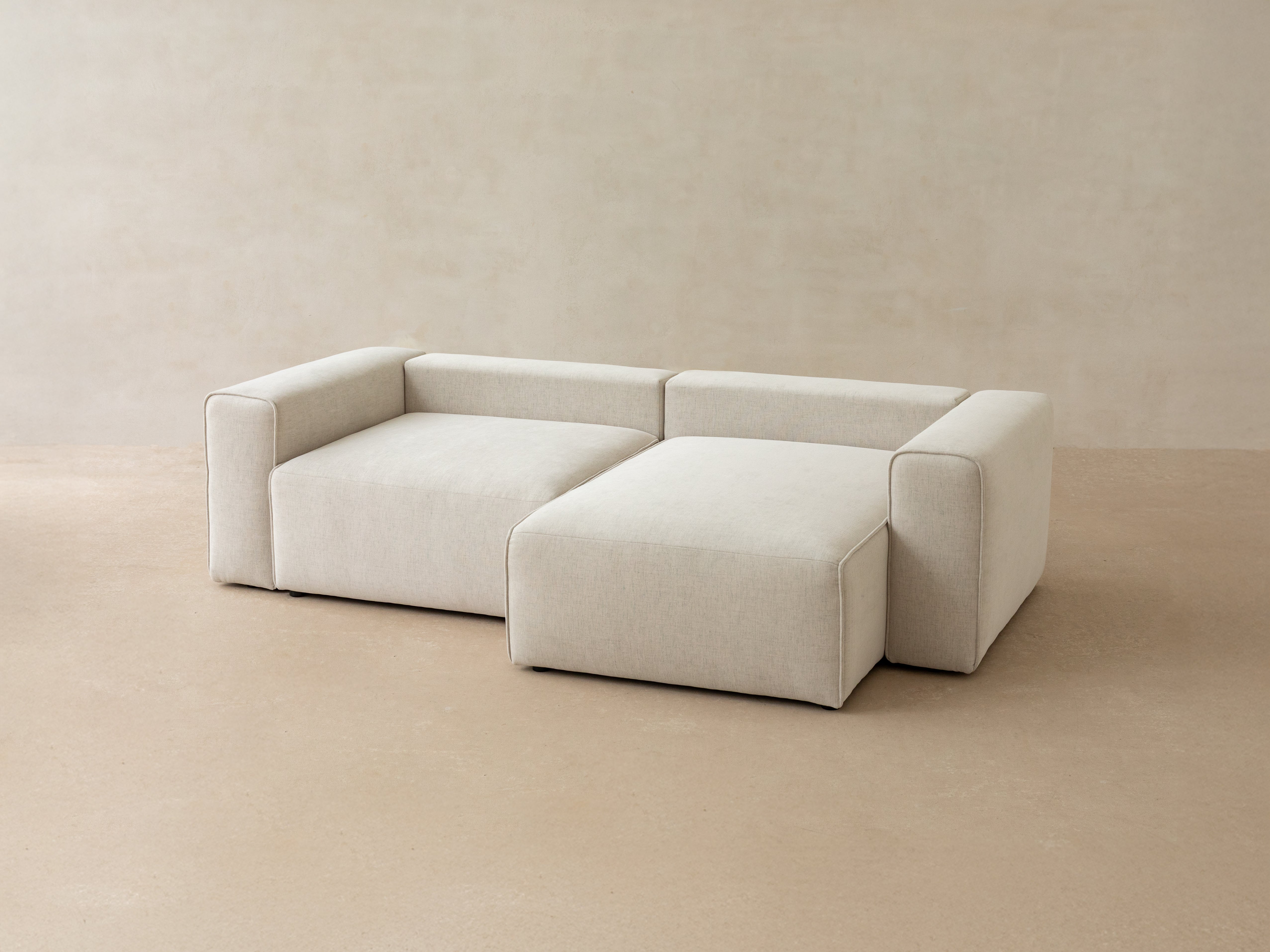 Rood fluwelen linkszijdige 3-zits hoekbank met slaapfunctie VICTOR