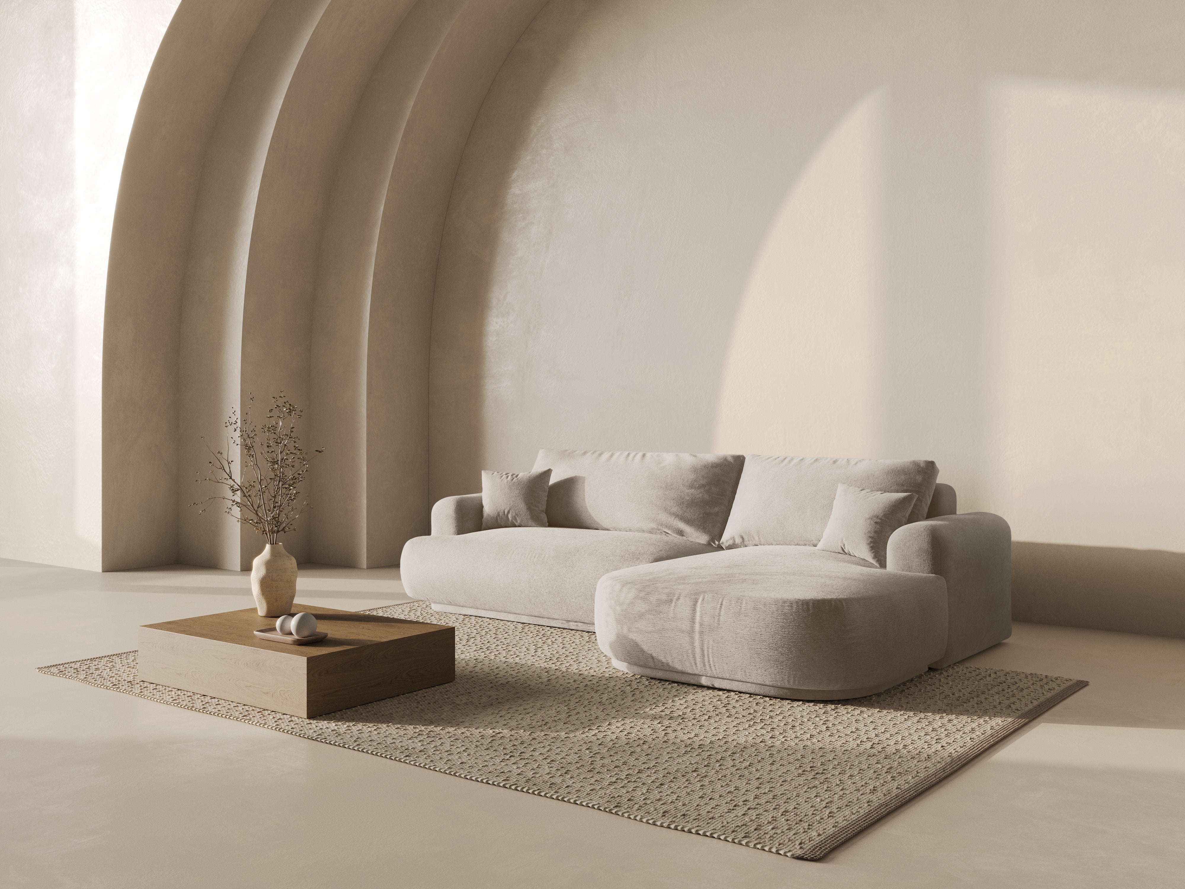 Rechts -Ecke mit Ella Sandschlaffunktion