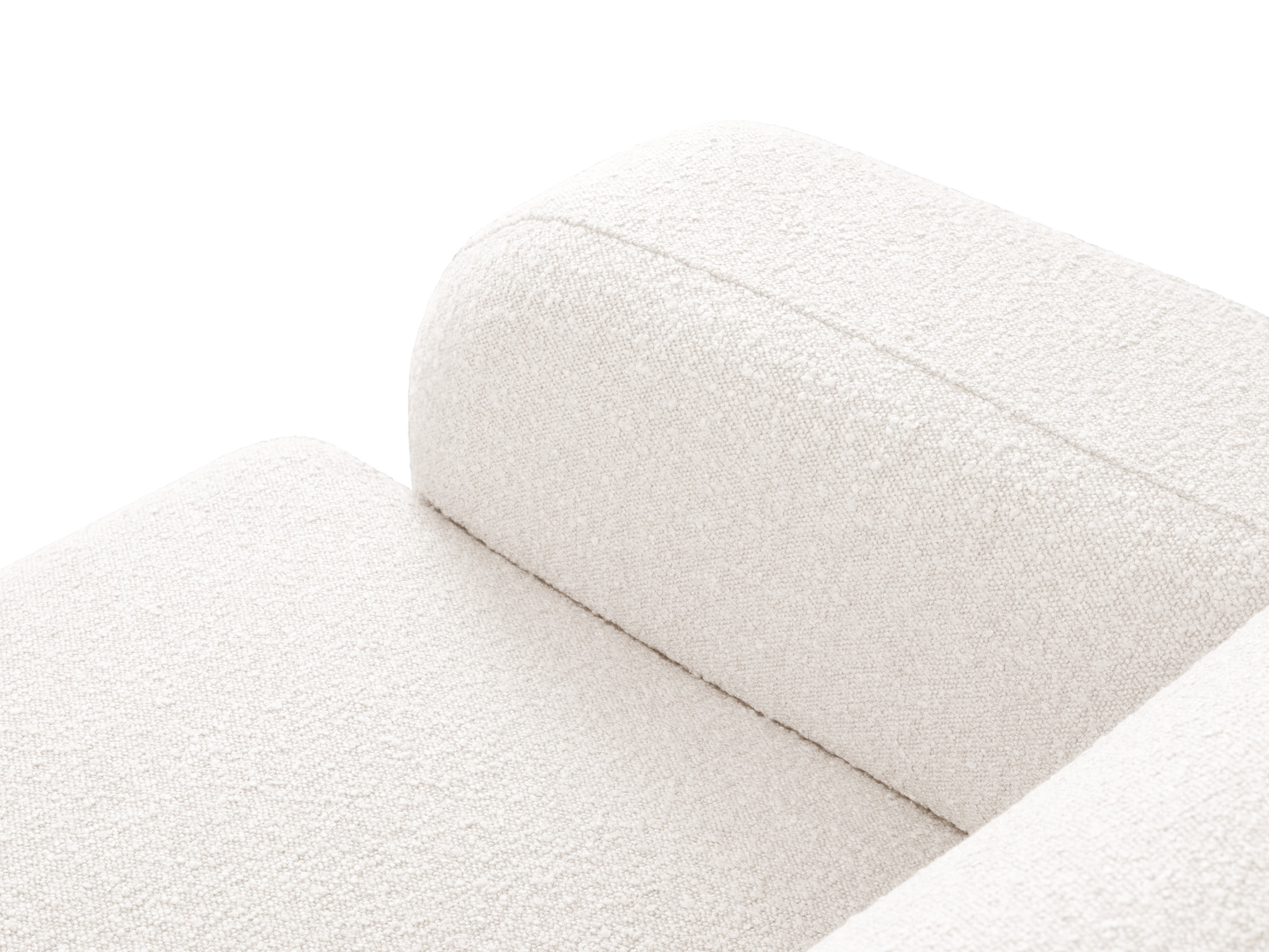 Narożnik w tkaninie boucle prawostronny MOLINO biały Micadoni Eye on Design