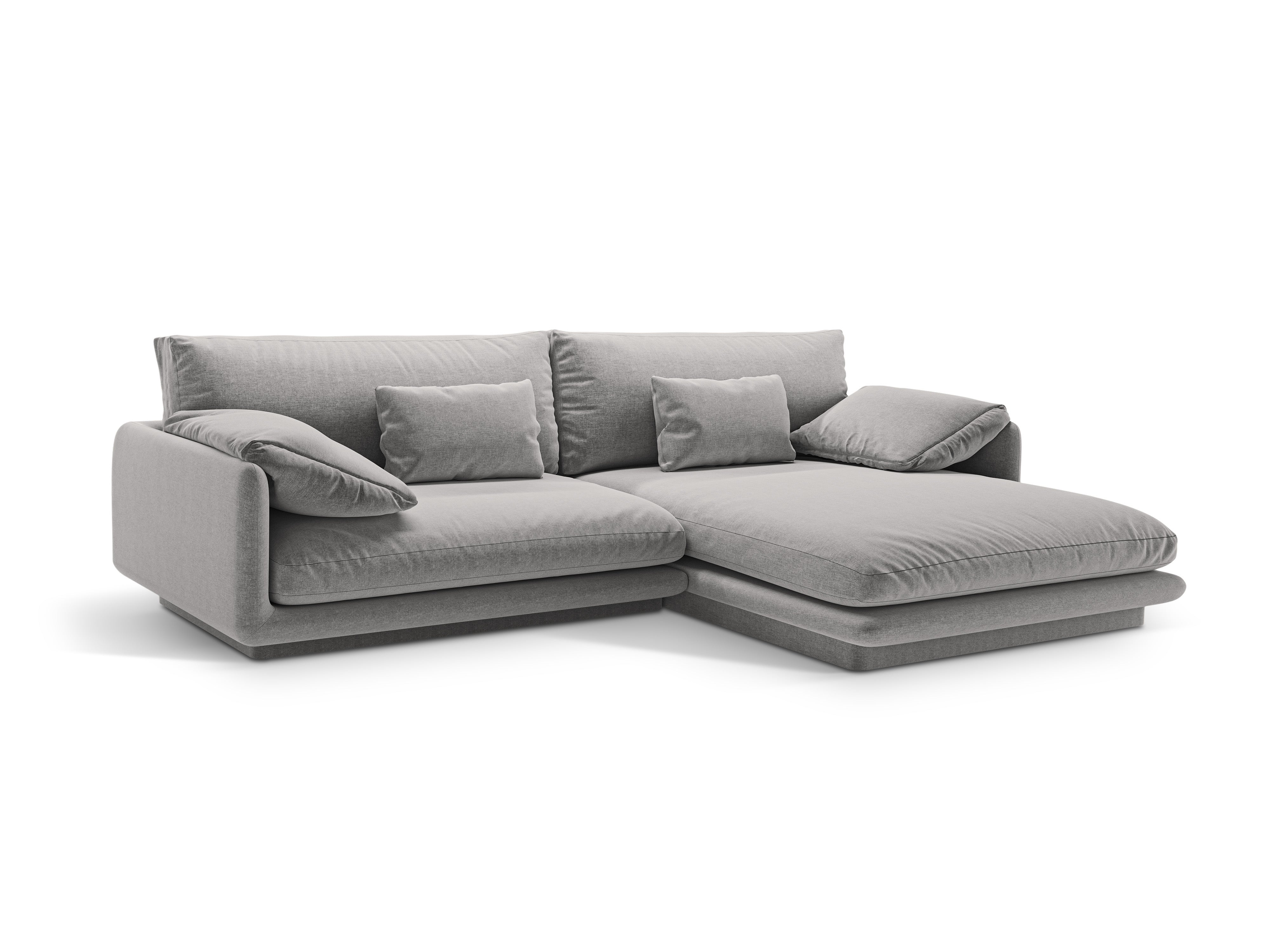 Rechtsseitige Ecke von 4-Personen-Torino hellgrau