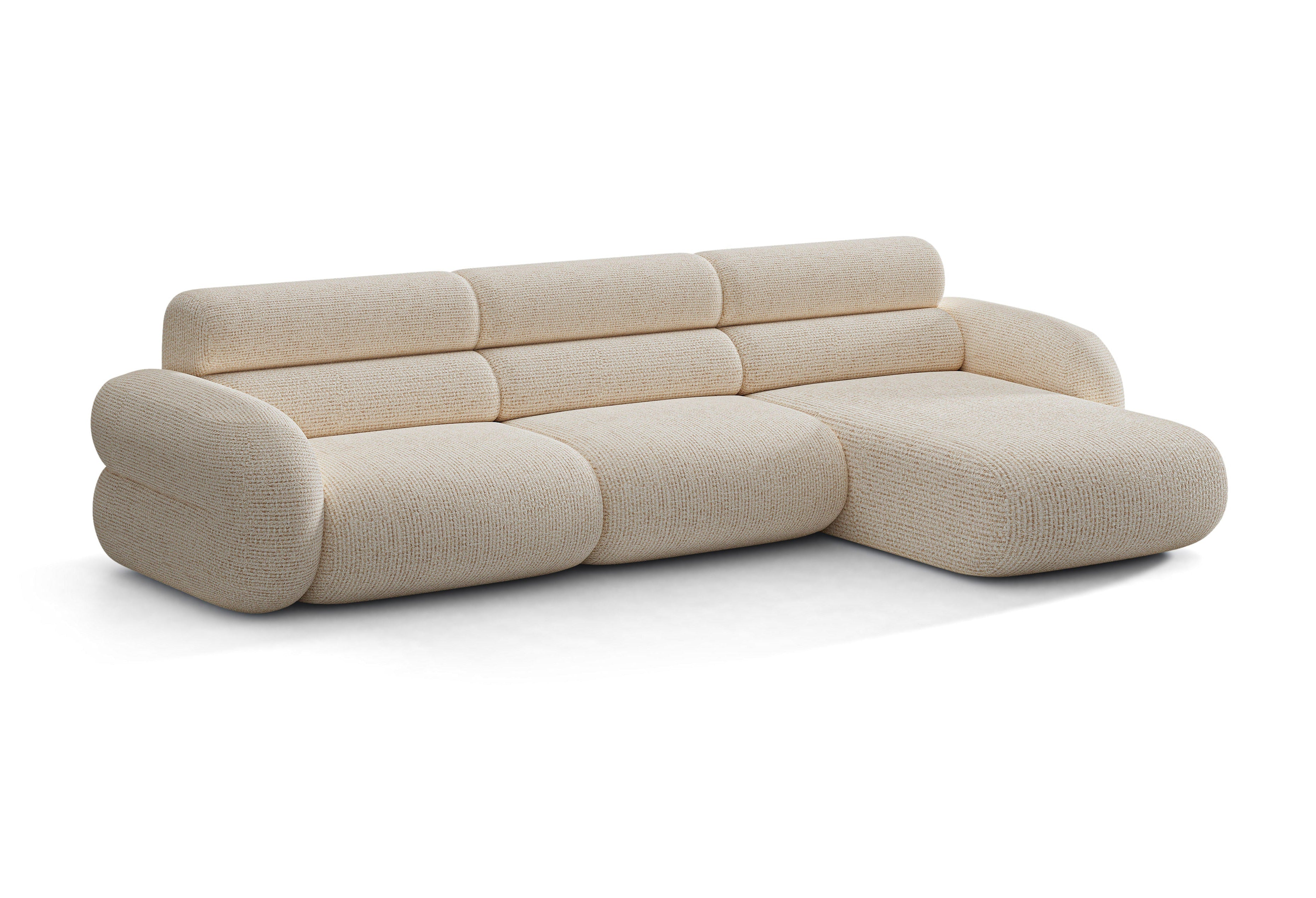 Rechters NEO hoekbank in beige melange