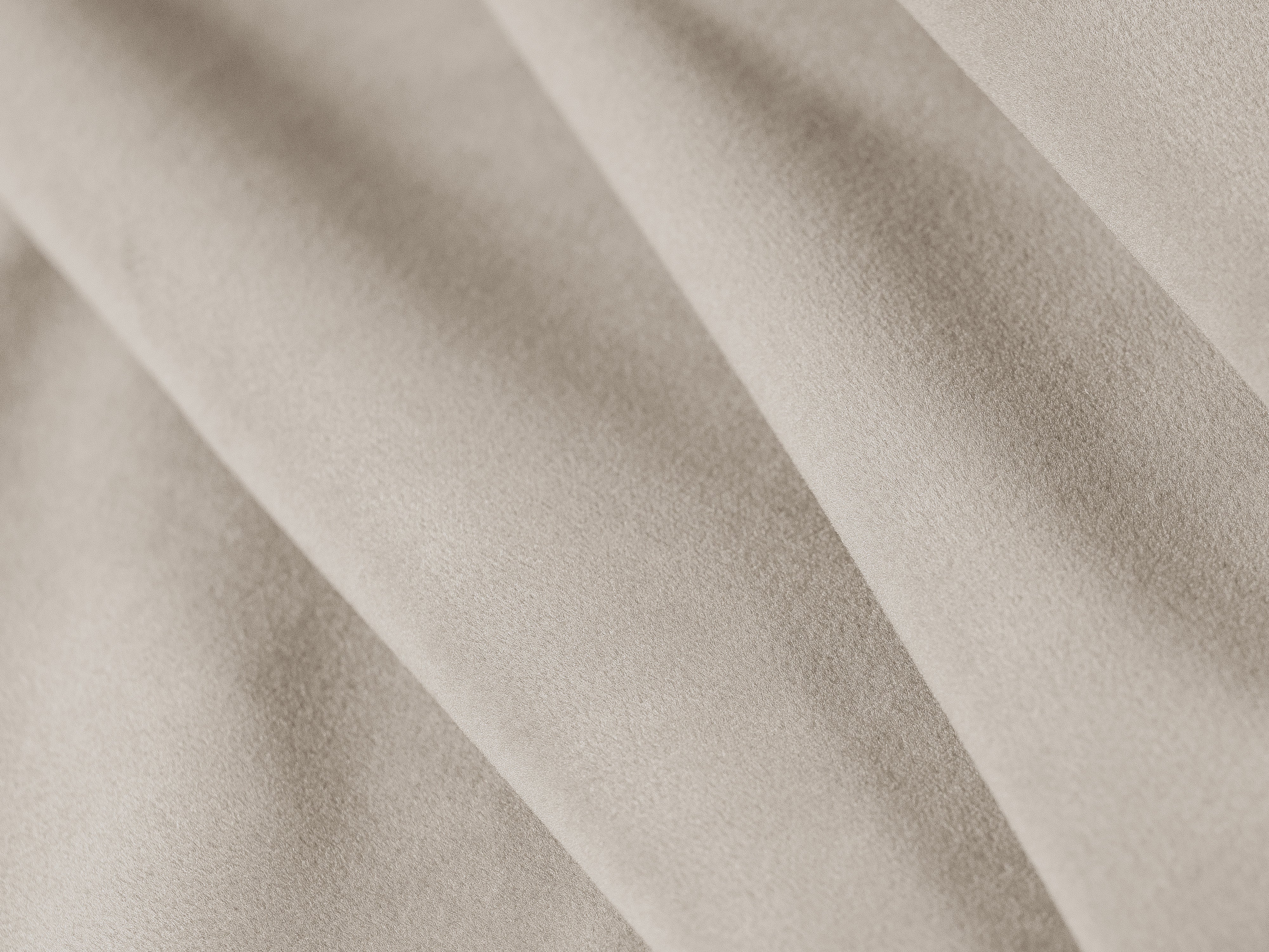 Turino Ecru Velvet Velvet 3-Personen rechtsseitig