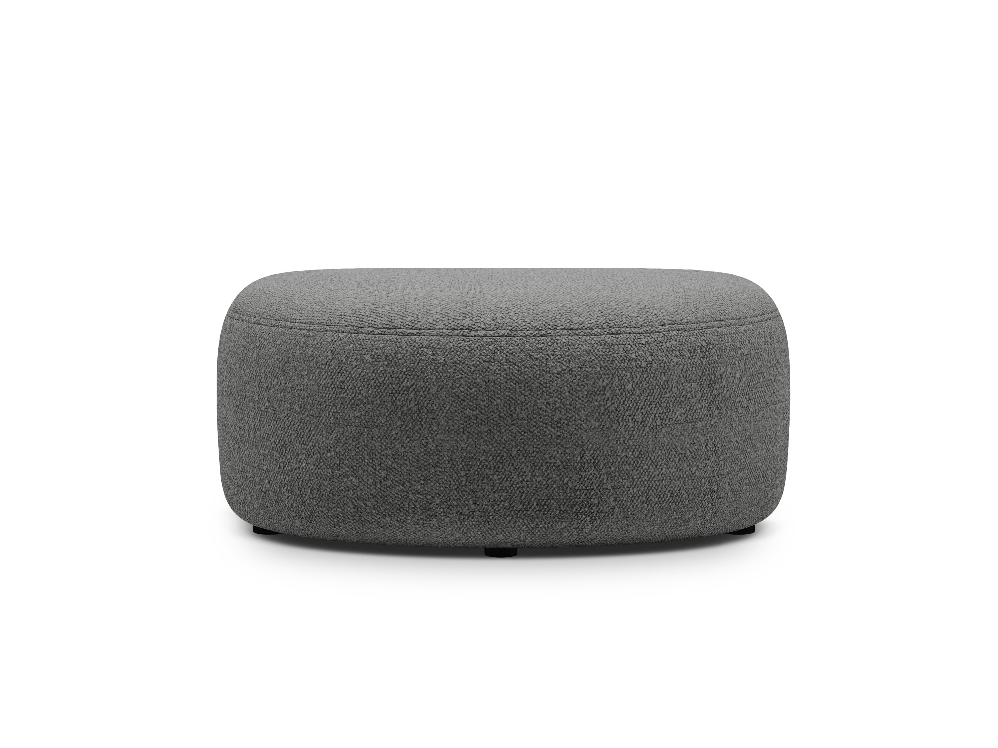 Pouf KATE dunkelgrau Boucle