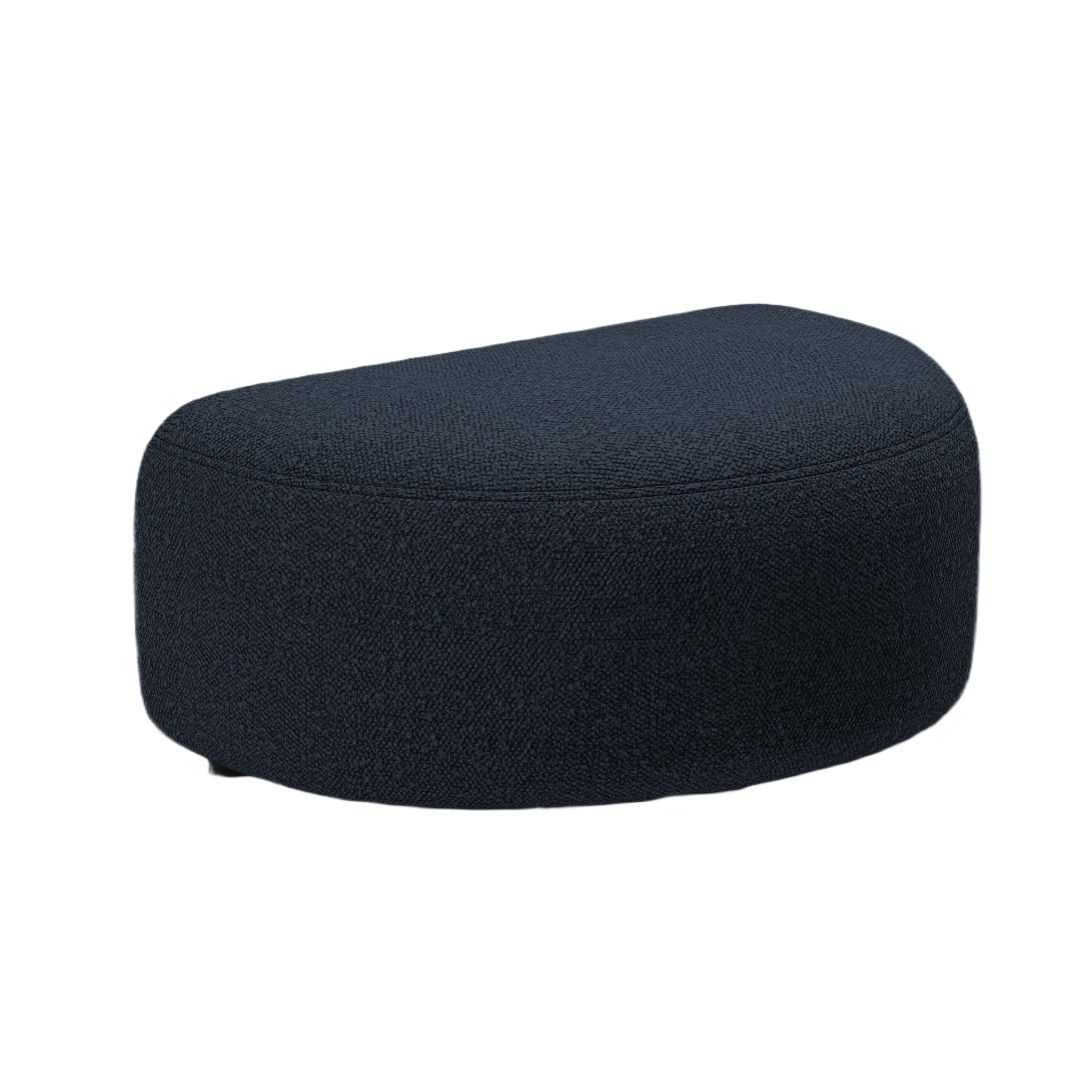 Pouf KATE granatfarbener Boucle