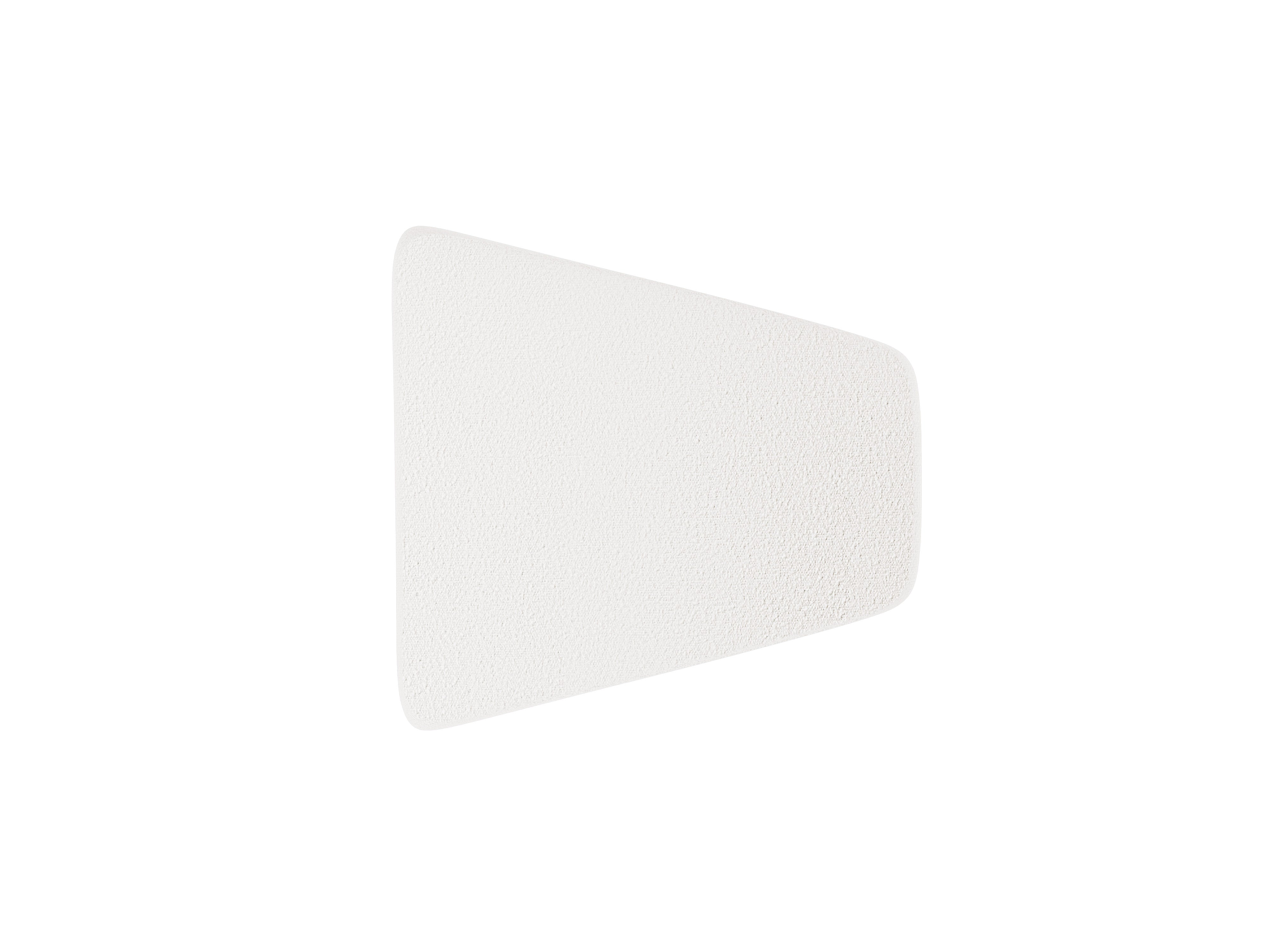 Poef / module MILEY witte boucle