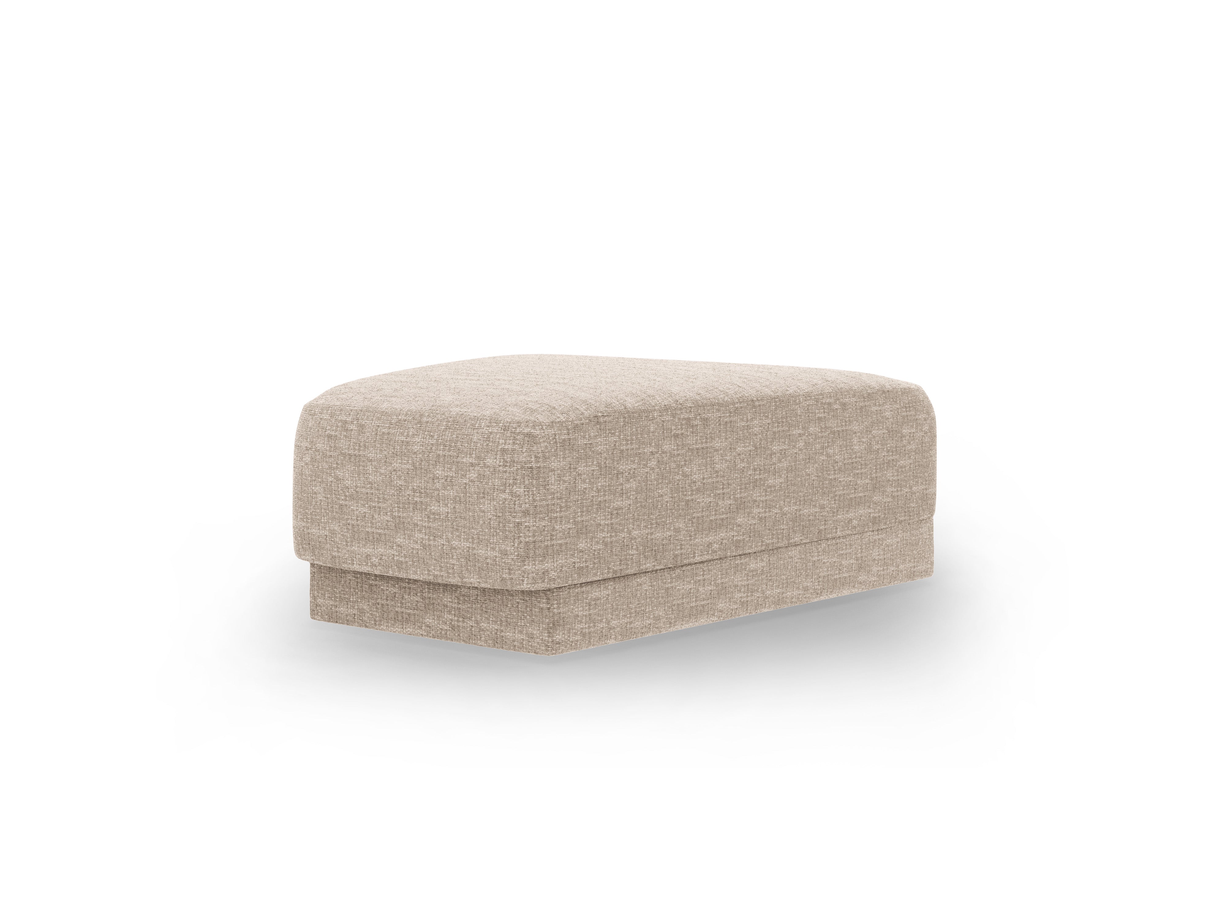 Pouf / Modul MILEY beige schimmernder Chenille