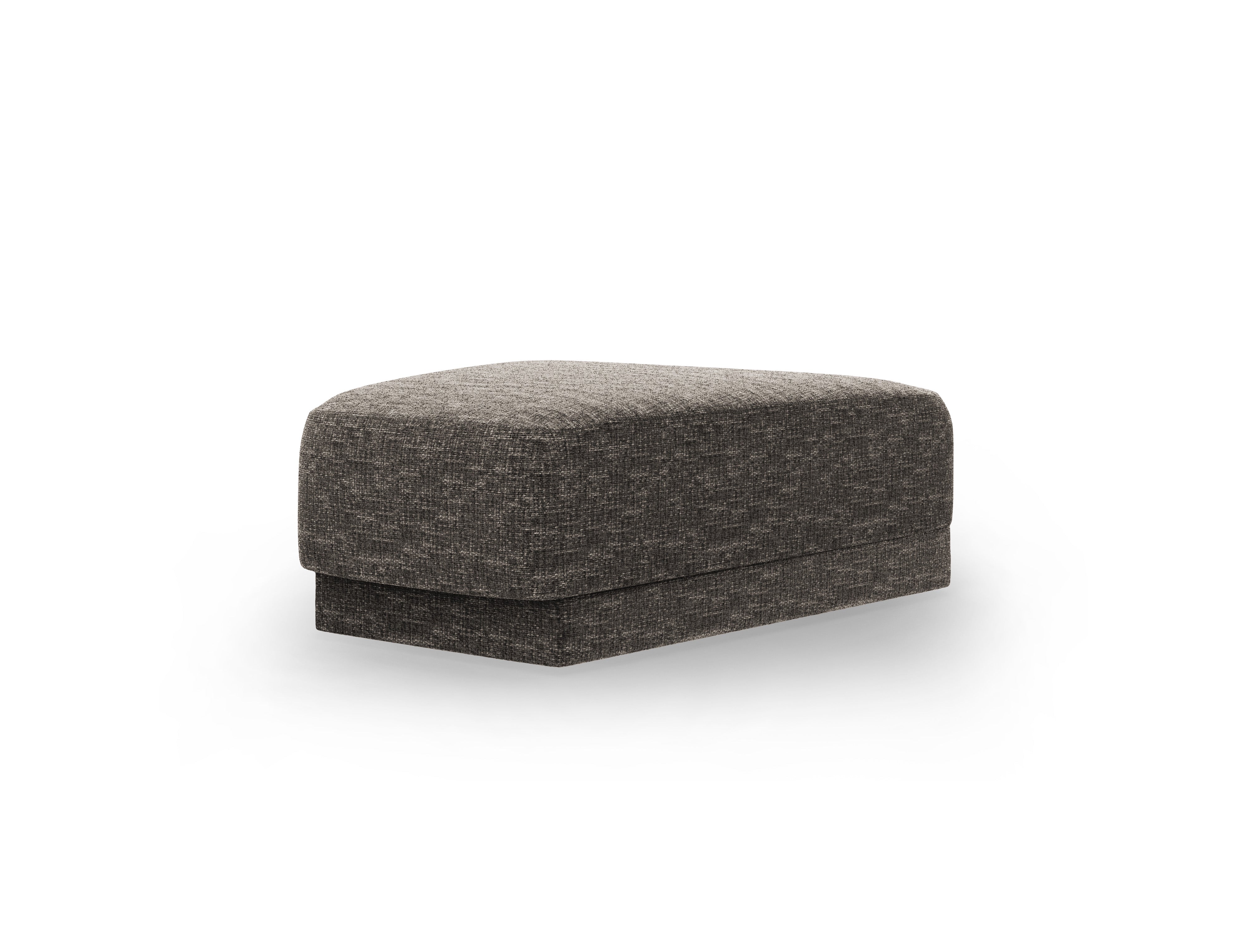 Pouf / module MILEY gray chenille silky
