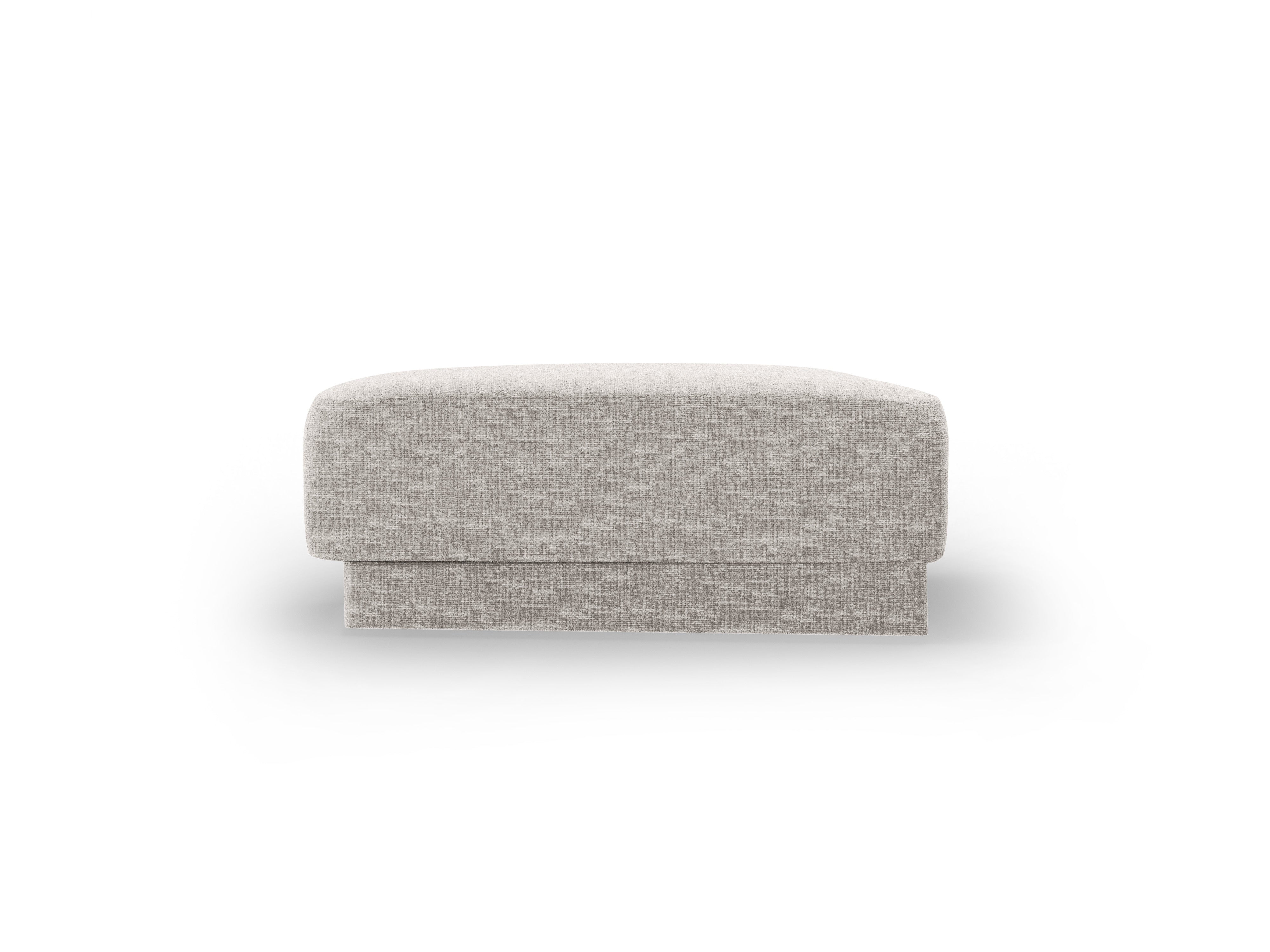 Pouf / Modul MILEY grauer Chenille