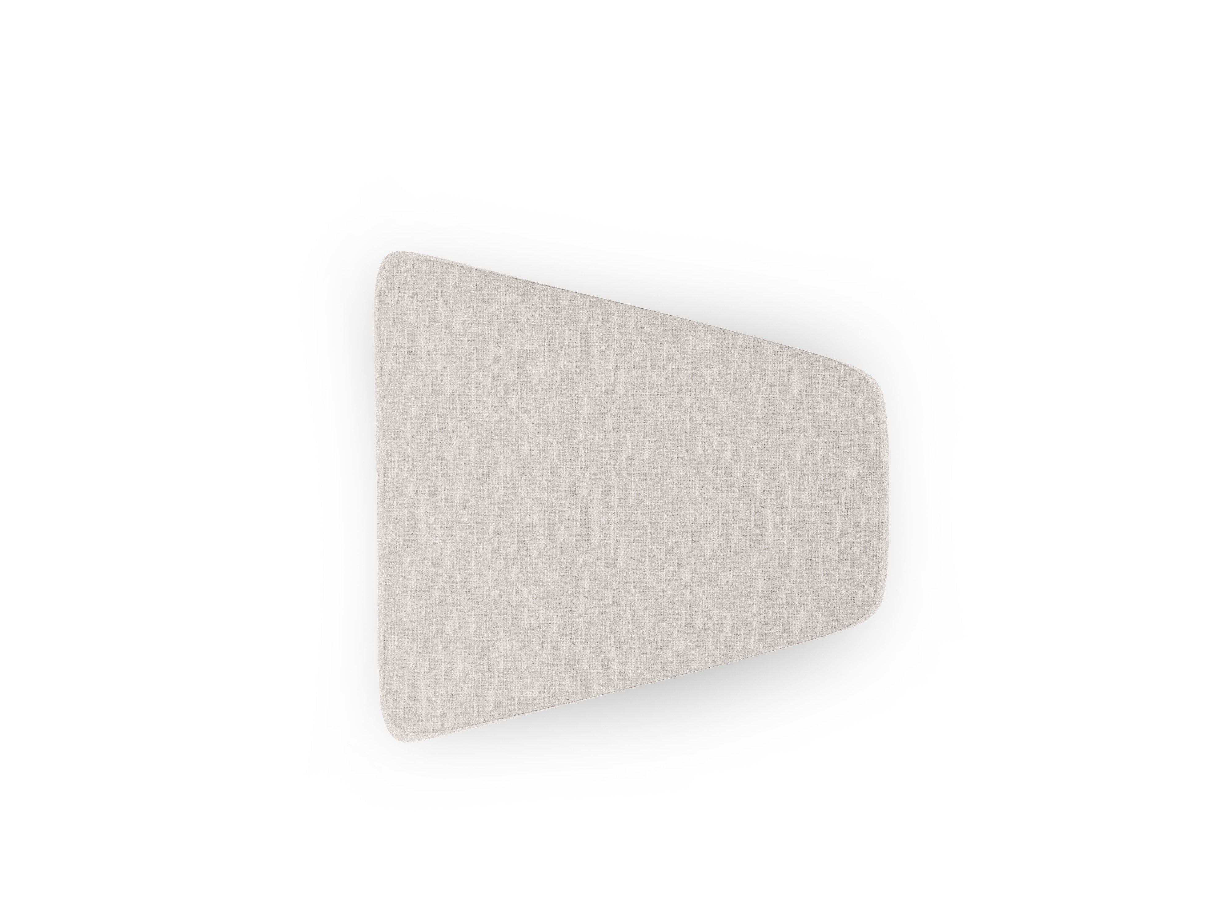 Pouf / Modul MILEY grauer Chenille