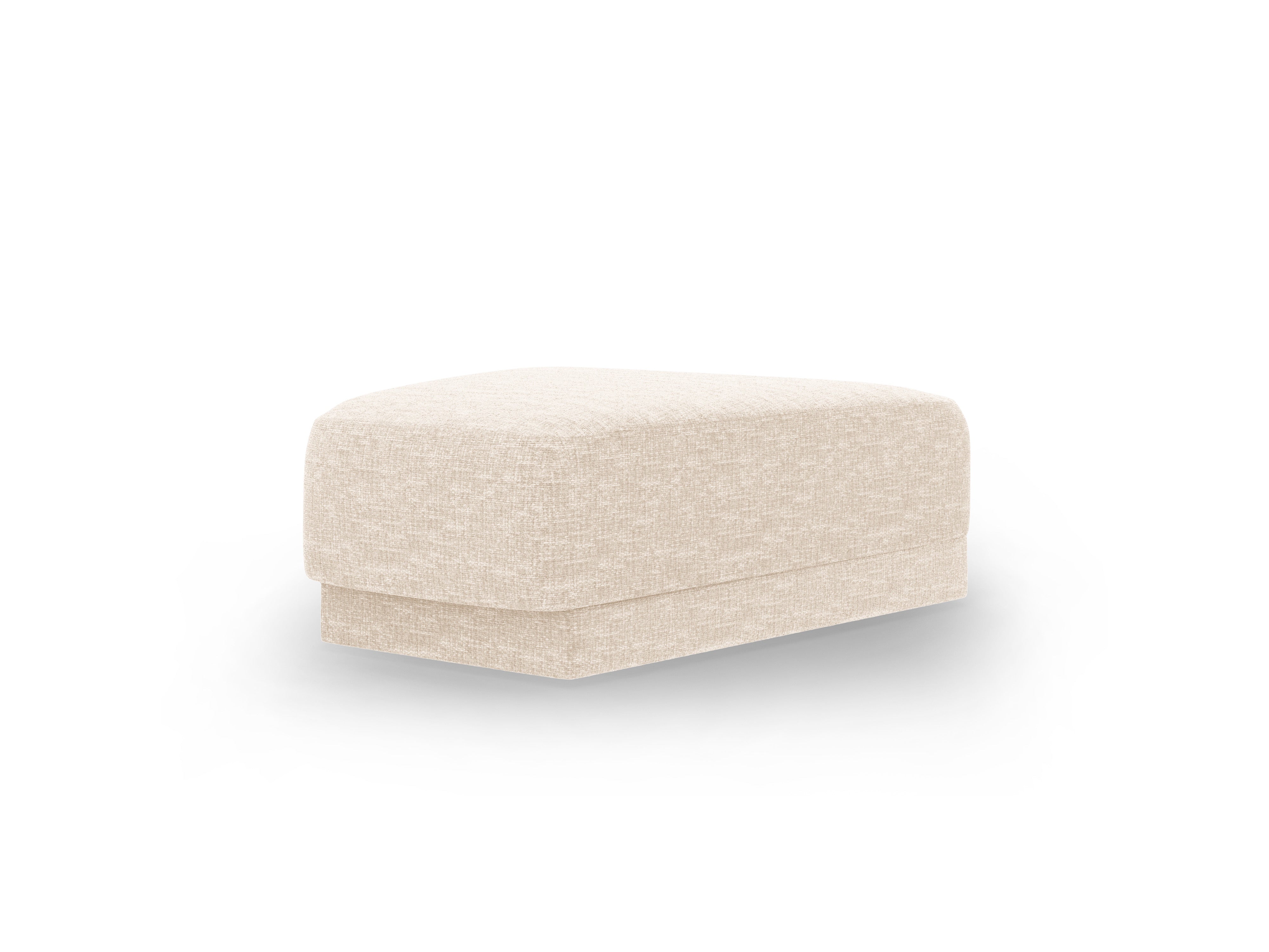 Pouf / module MILEY ivory chenille