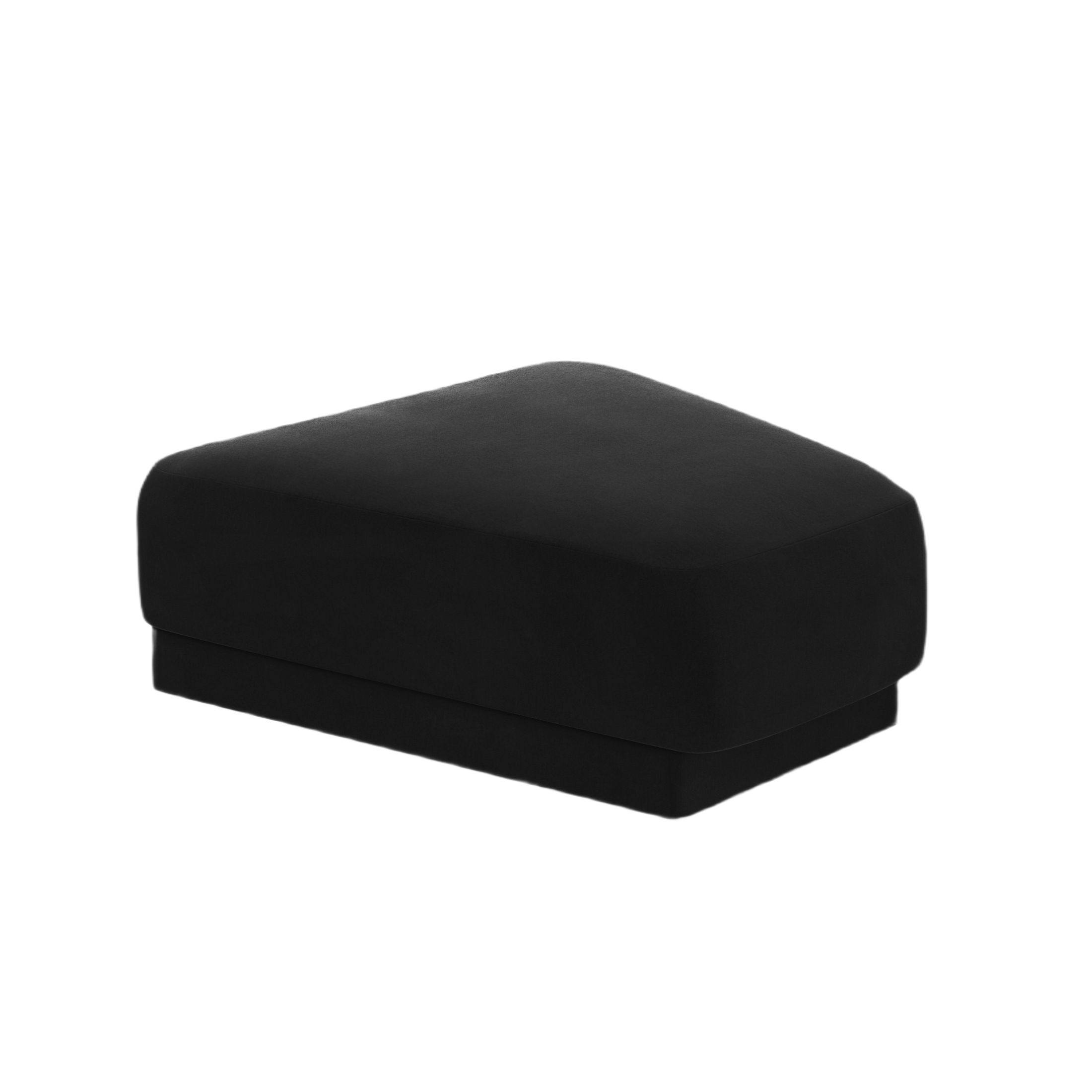 Pouf / Samtmodul MILEY schwarz
