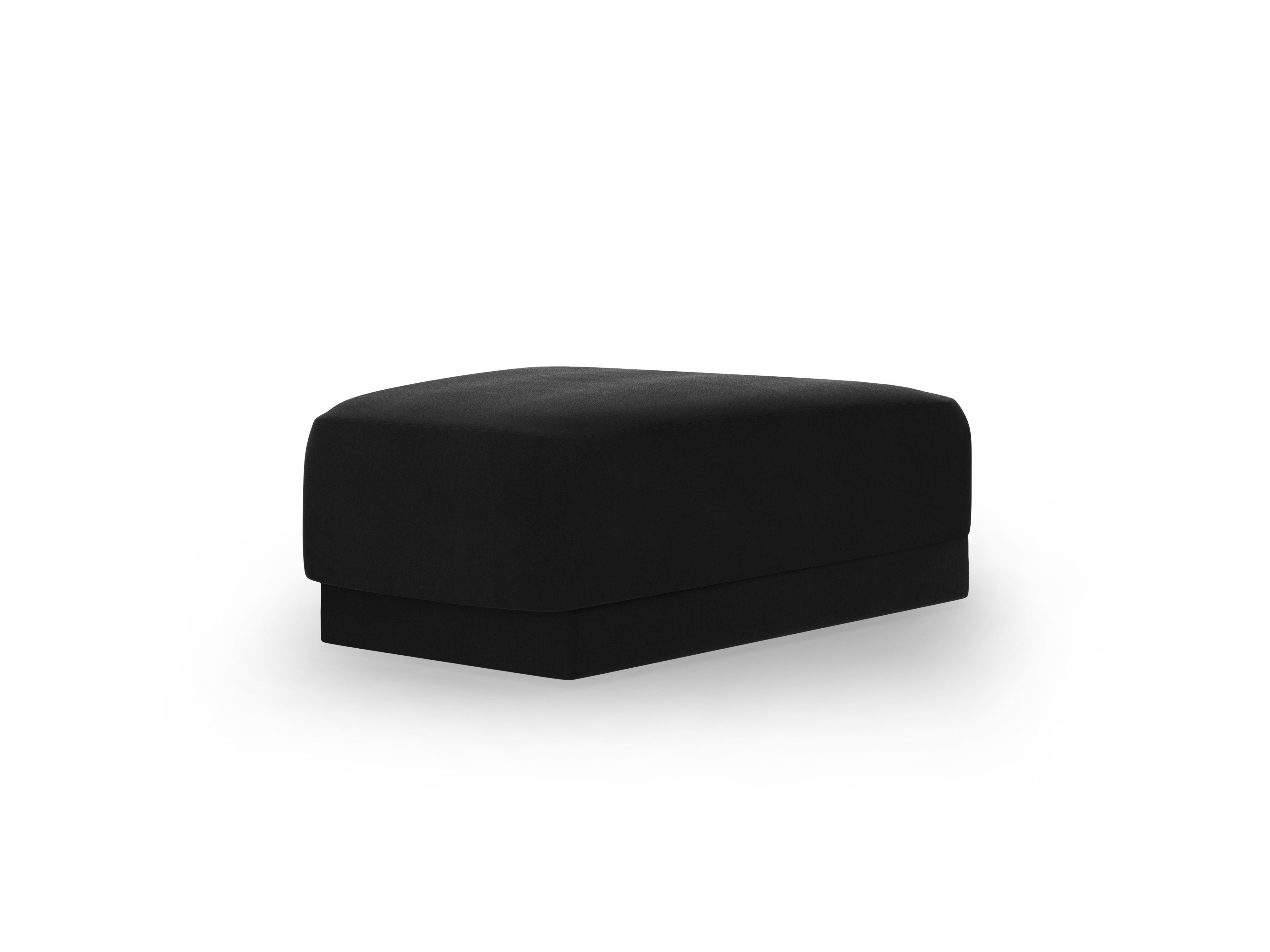 Pouf / Samtmodul MILEY schwarz