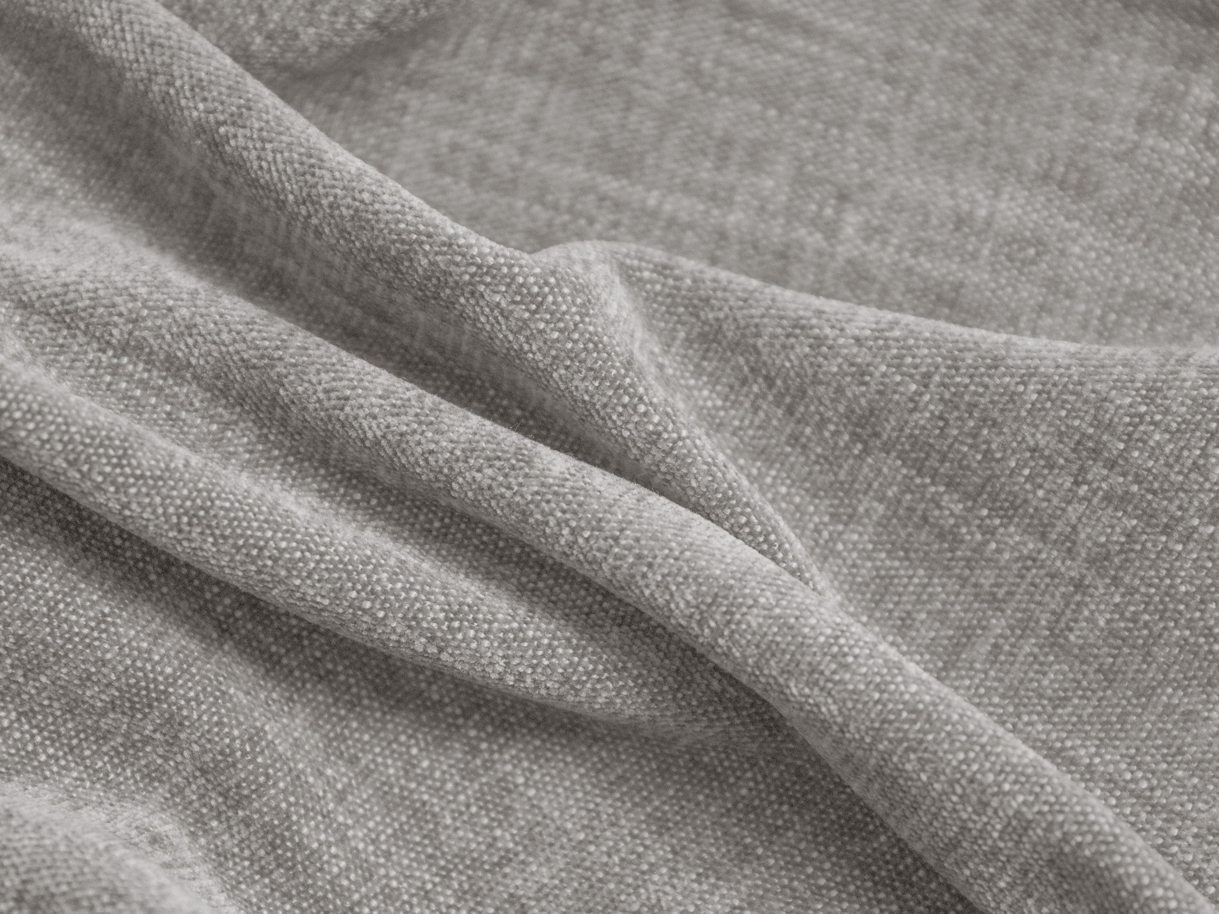 Links hoekbank met tafeltje MARTINA lichtgrijs