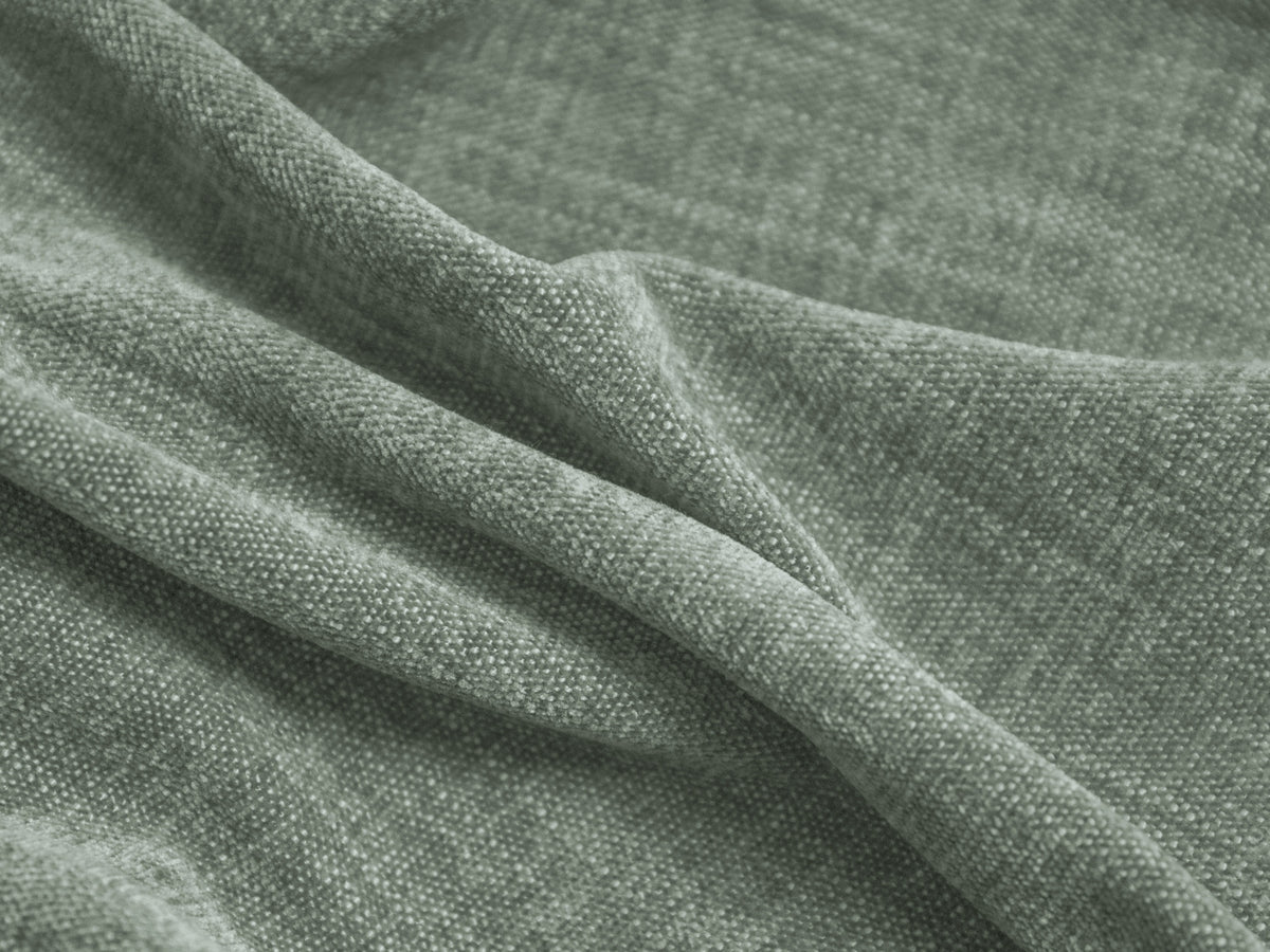Narożnik modułowy prawostronny duży MARTINA oliwkowy zielony – detal tkaniny