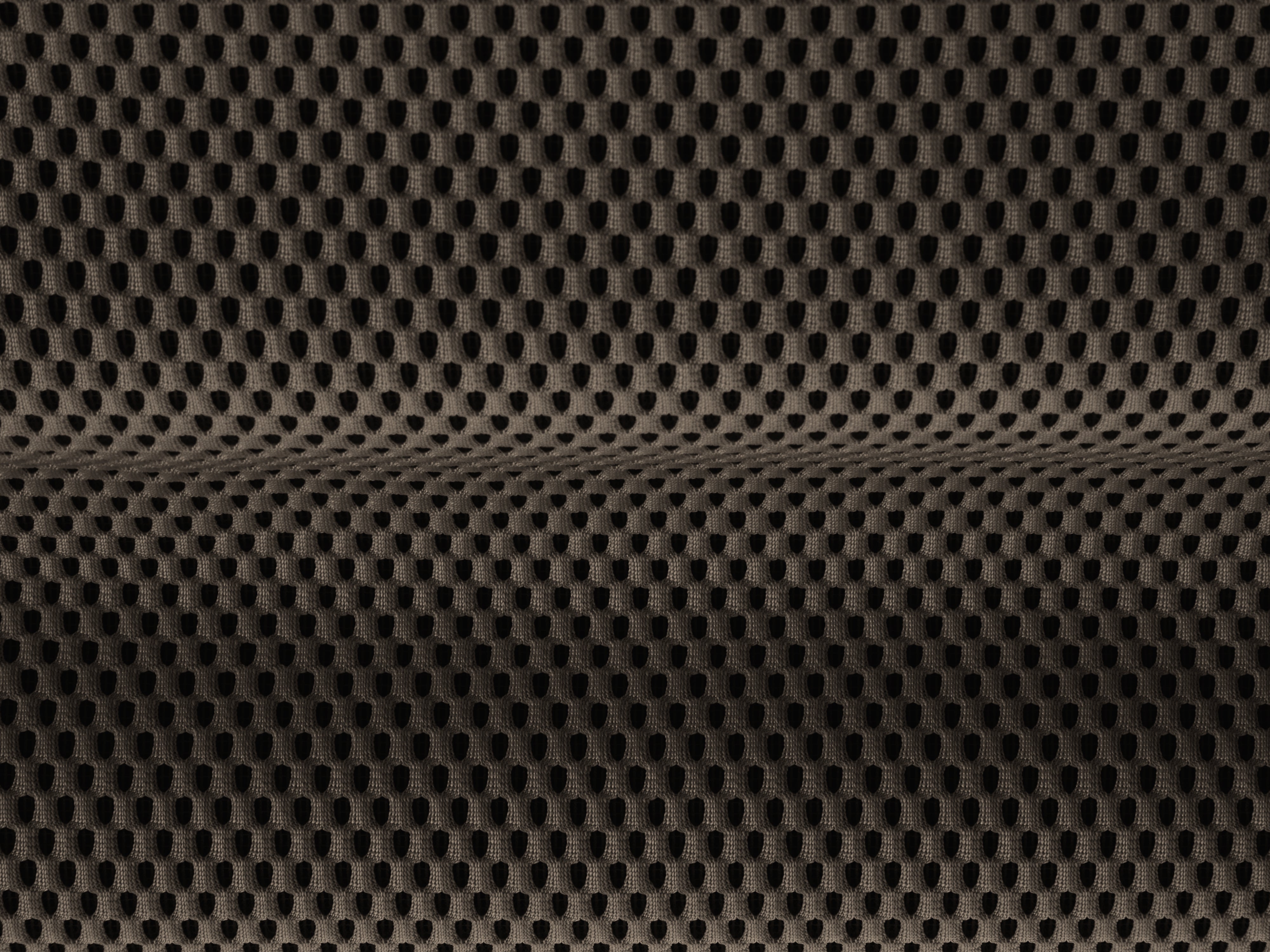 Modulaire open linker bank BELLIS in bruin 3D-stof