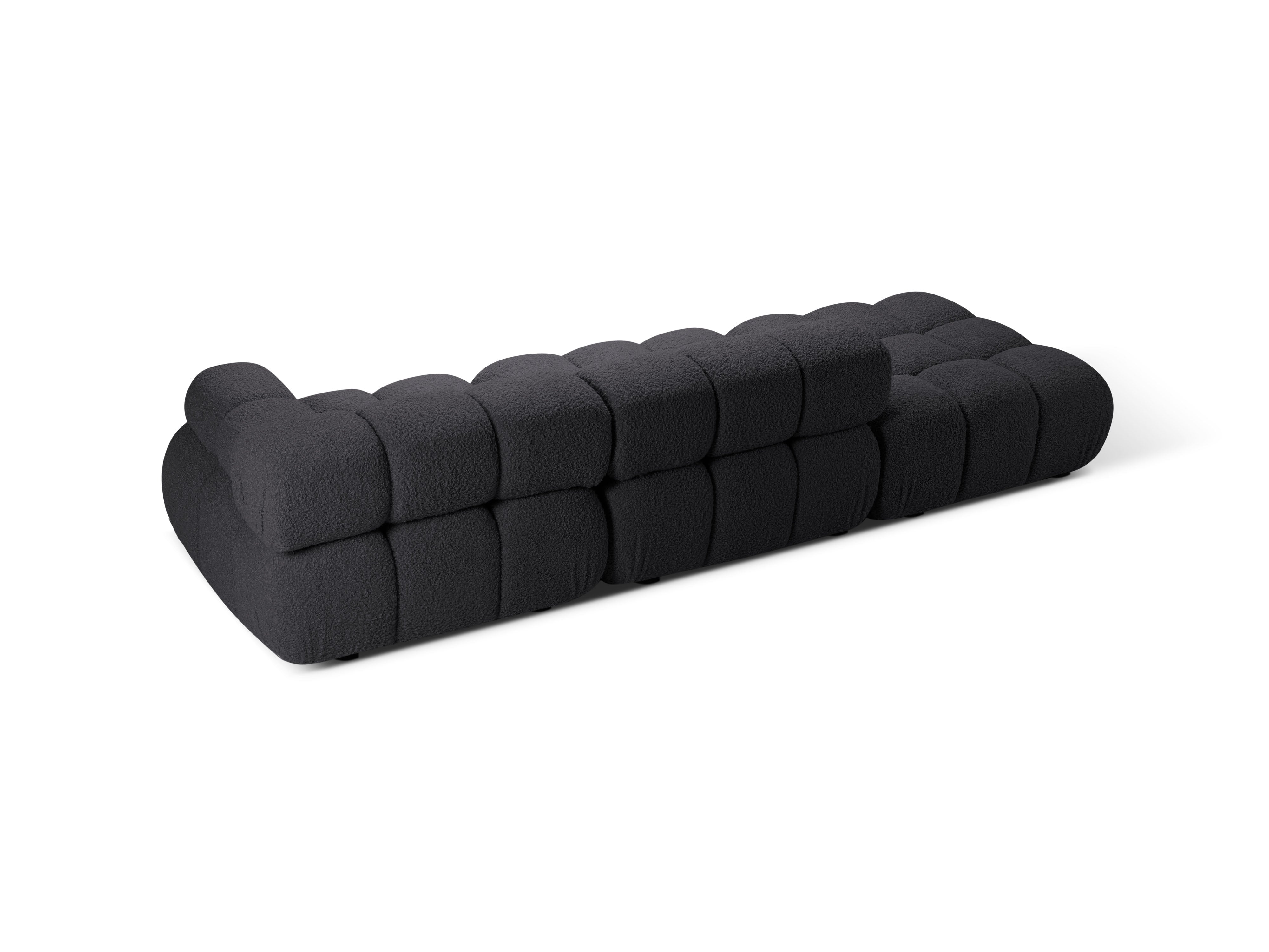 Modulaire open linker BELLIS sofa in grafiet boucle