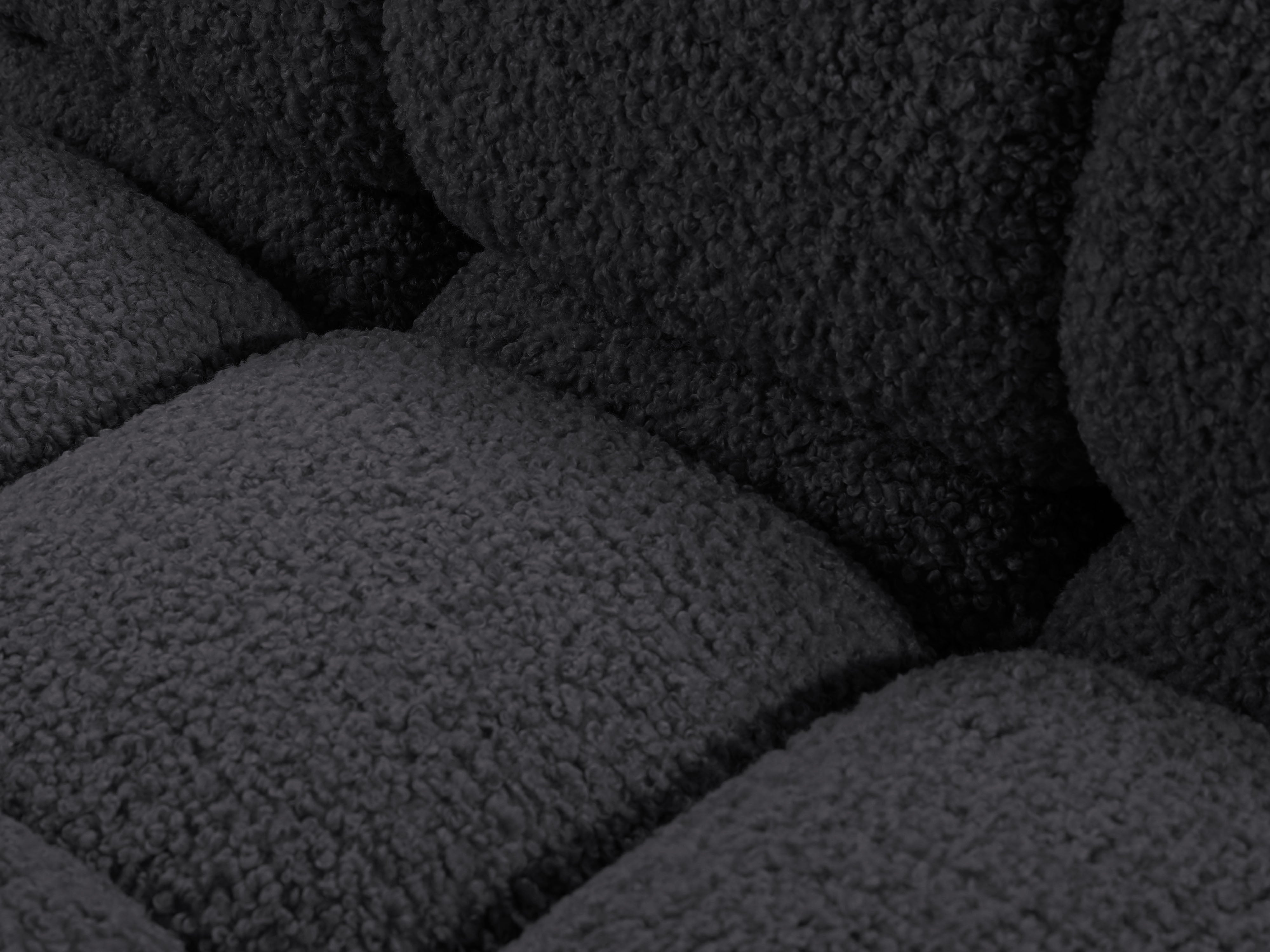 Modulaire open linker BELLIS sofa in grafiet boucle