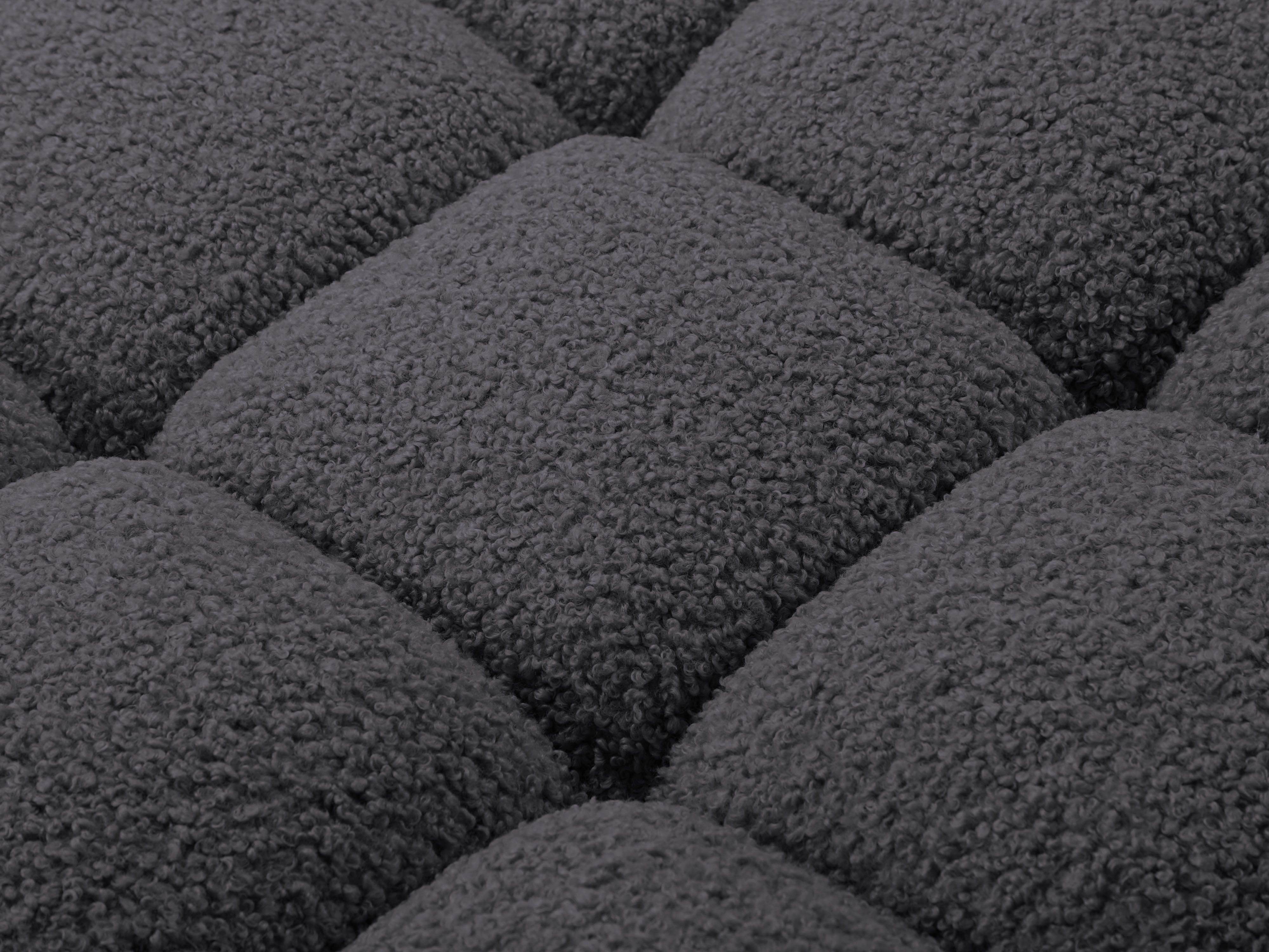 Modulaire open linker BELLIS sofa in grafiet boucle