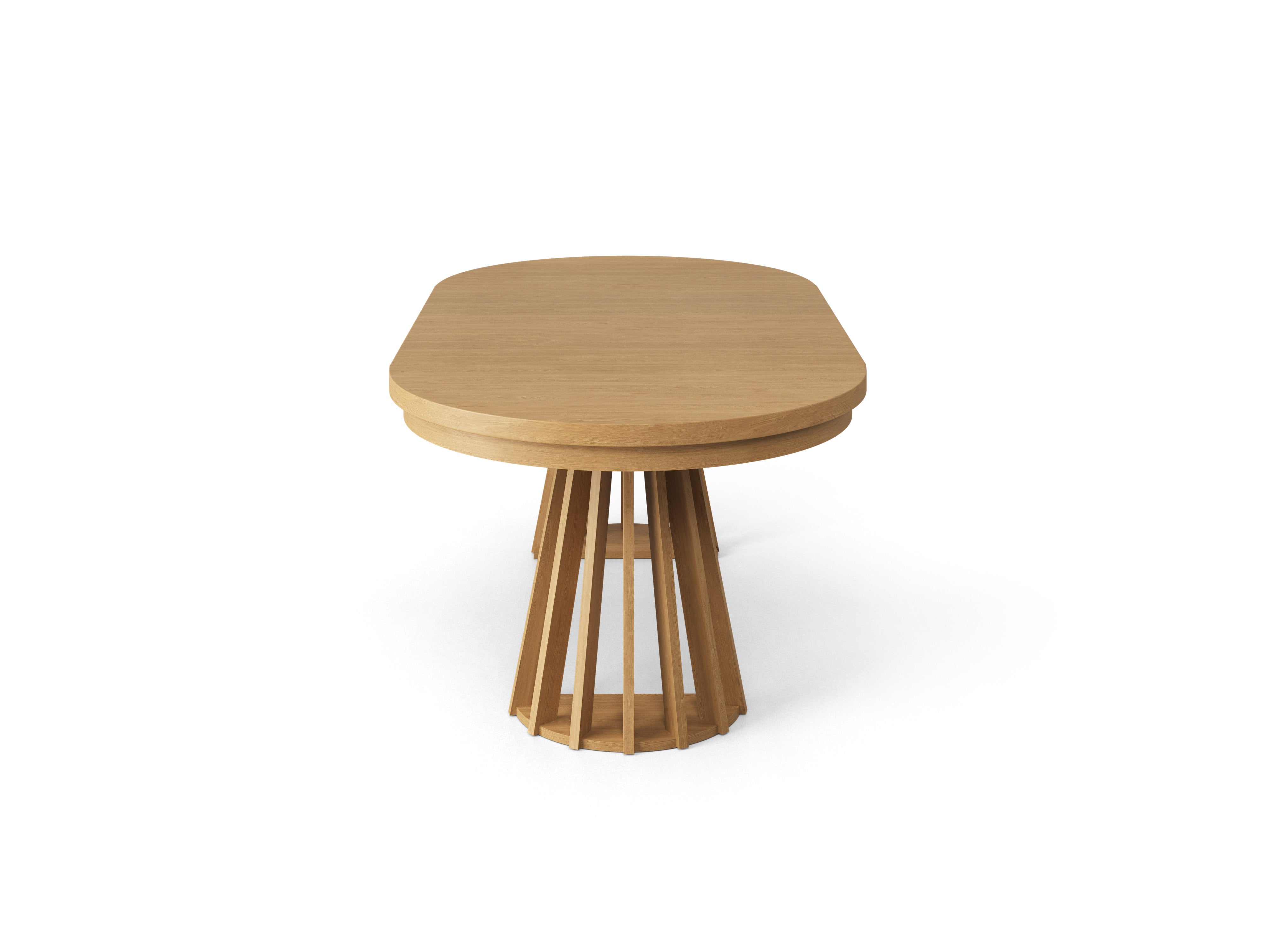 Stół okrągły rozkładany MELVA fornir dębowy