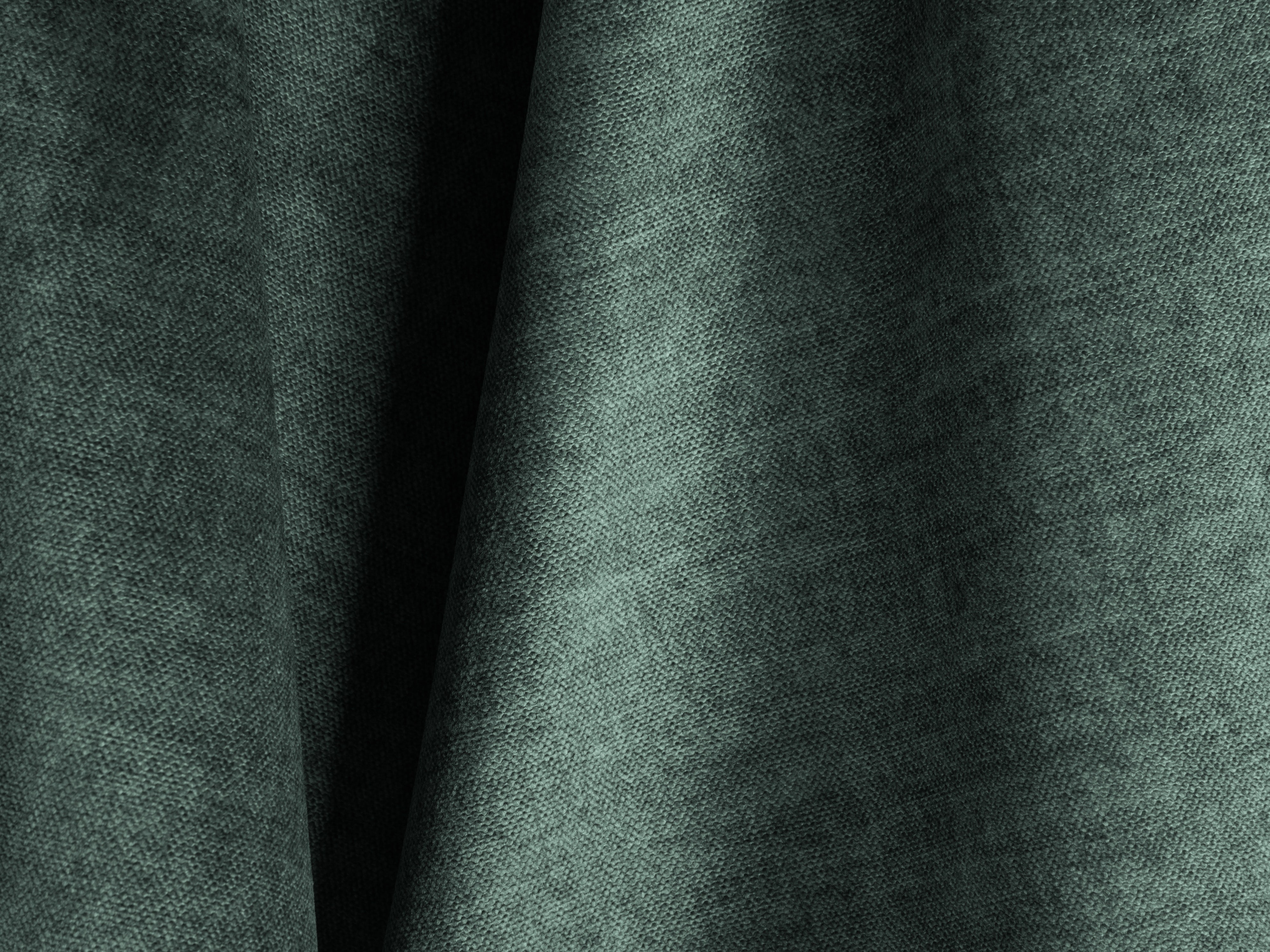 Right -sided corner velvet panoramic Martin Petrol