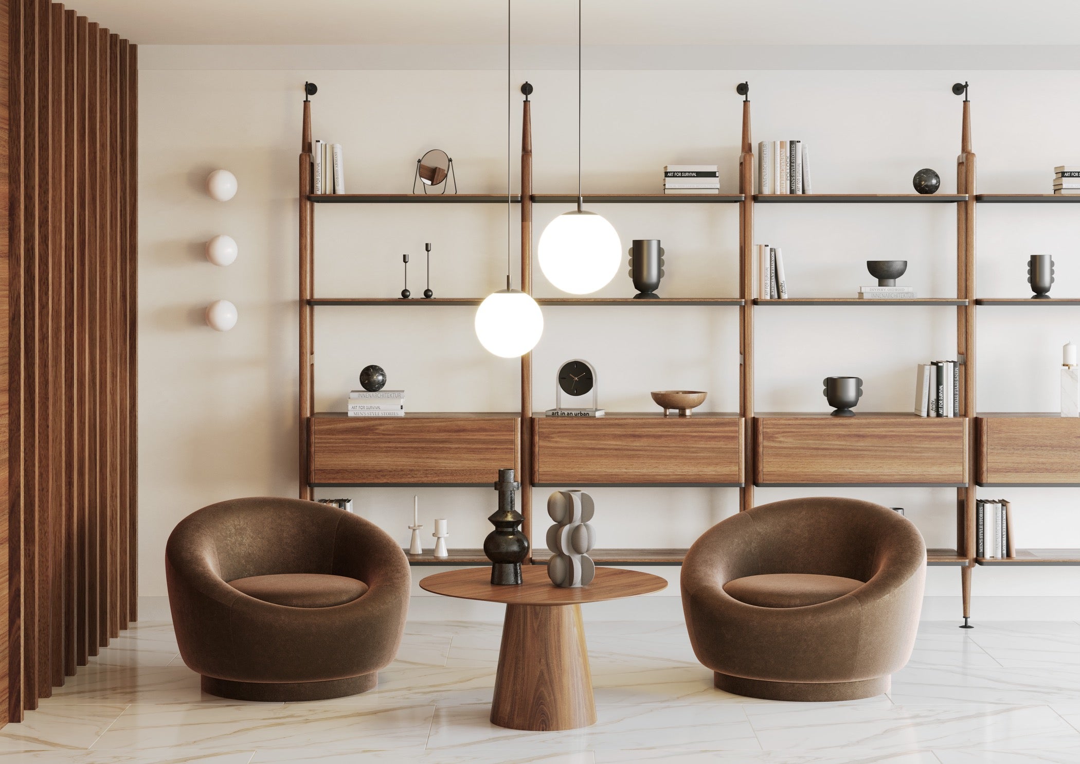 Wandlamp MIJA geborsteld titaan