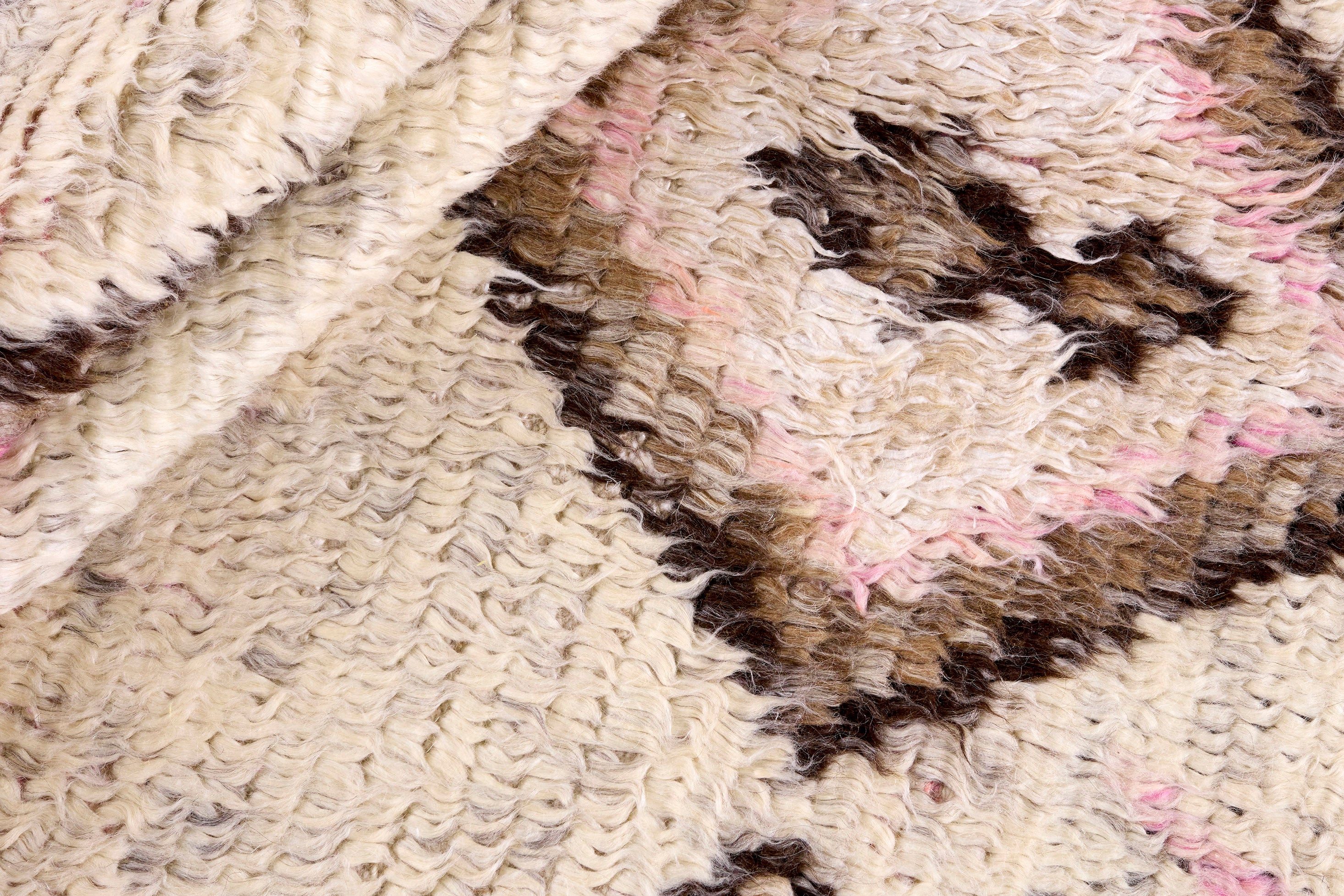 TAPijt TRIBE beige met roze