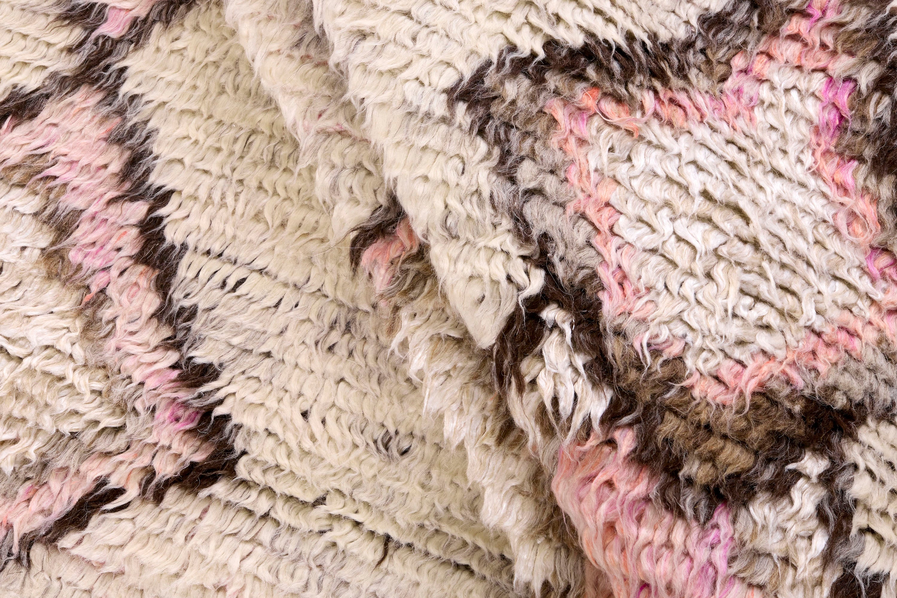 TAPijt TRIBE beige met roze