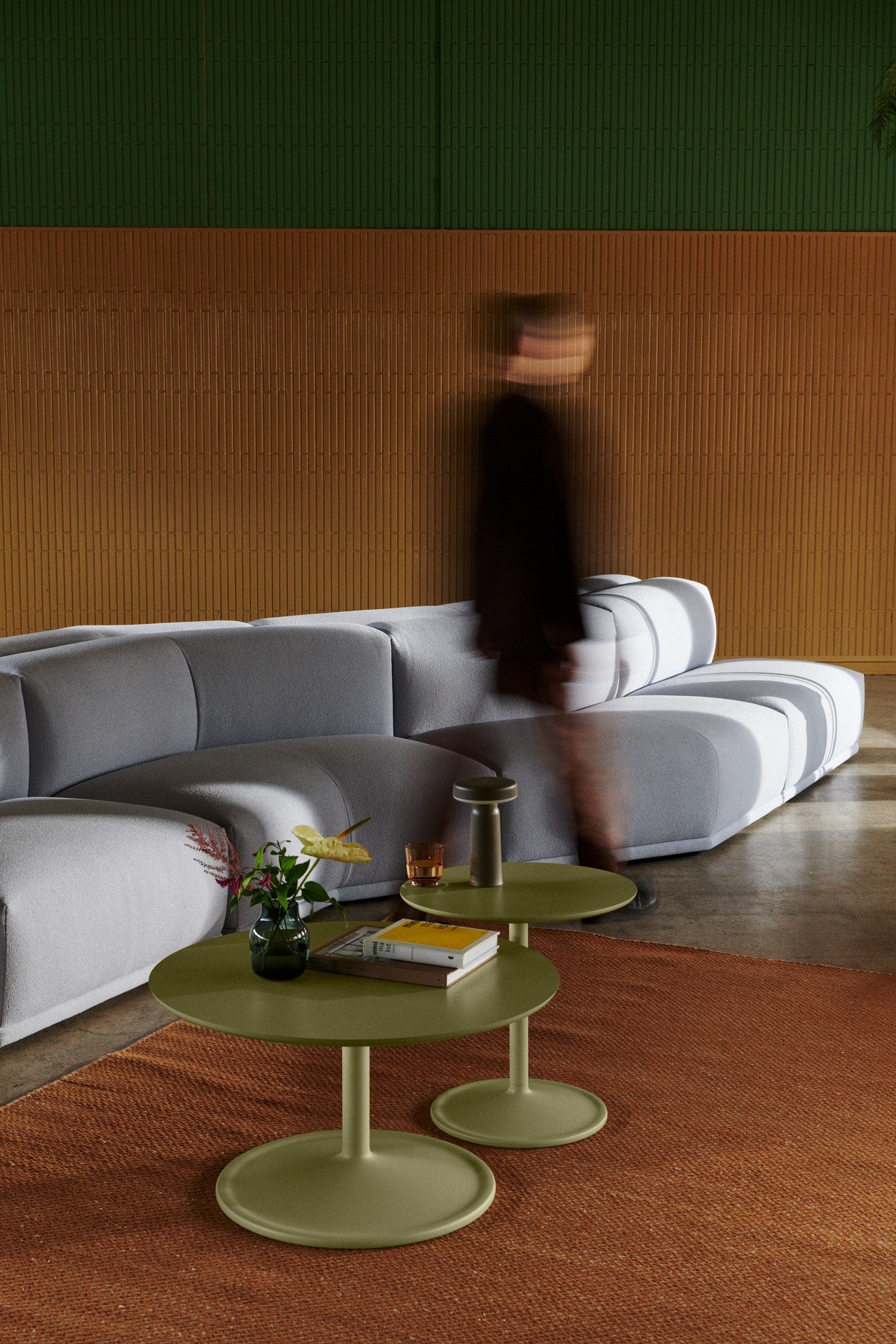 Salontafel SOFT beige-groen