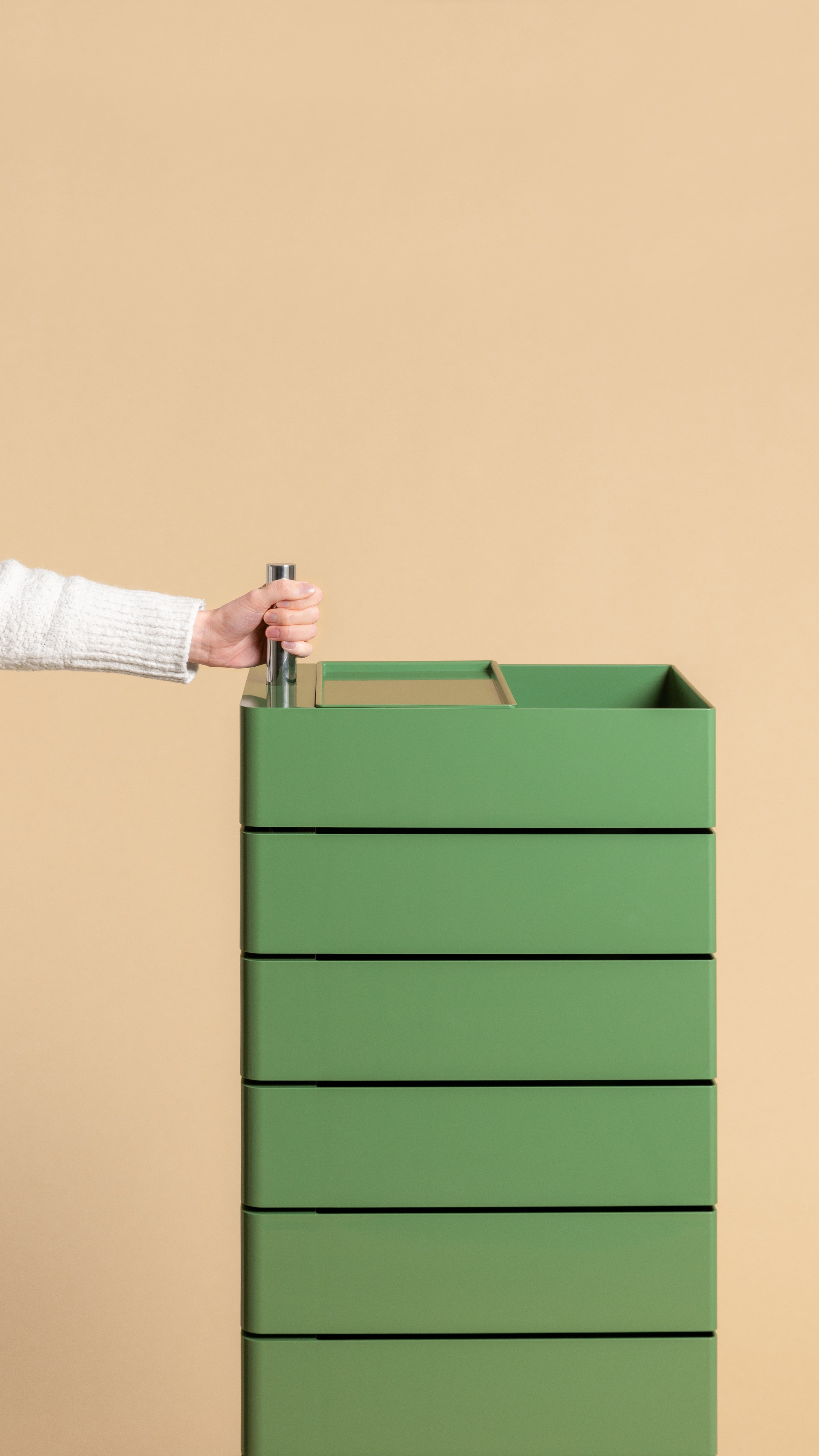 Kast op wielen 360˚ verschillende kleuren