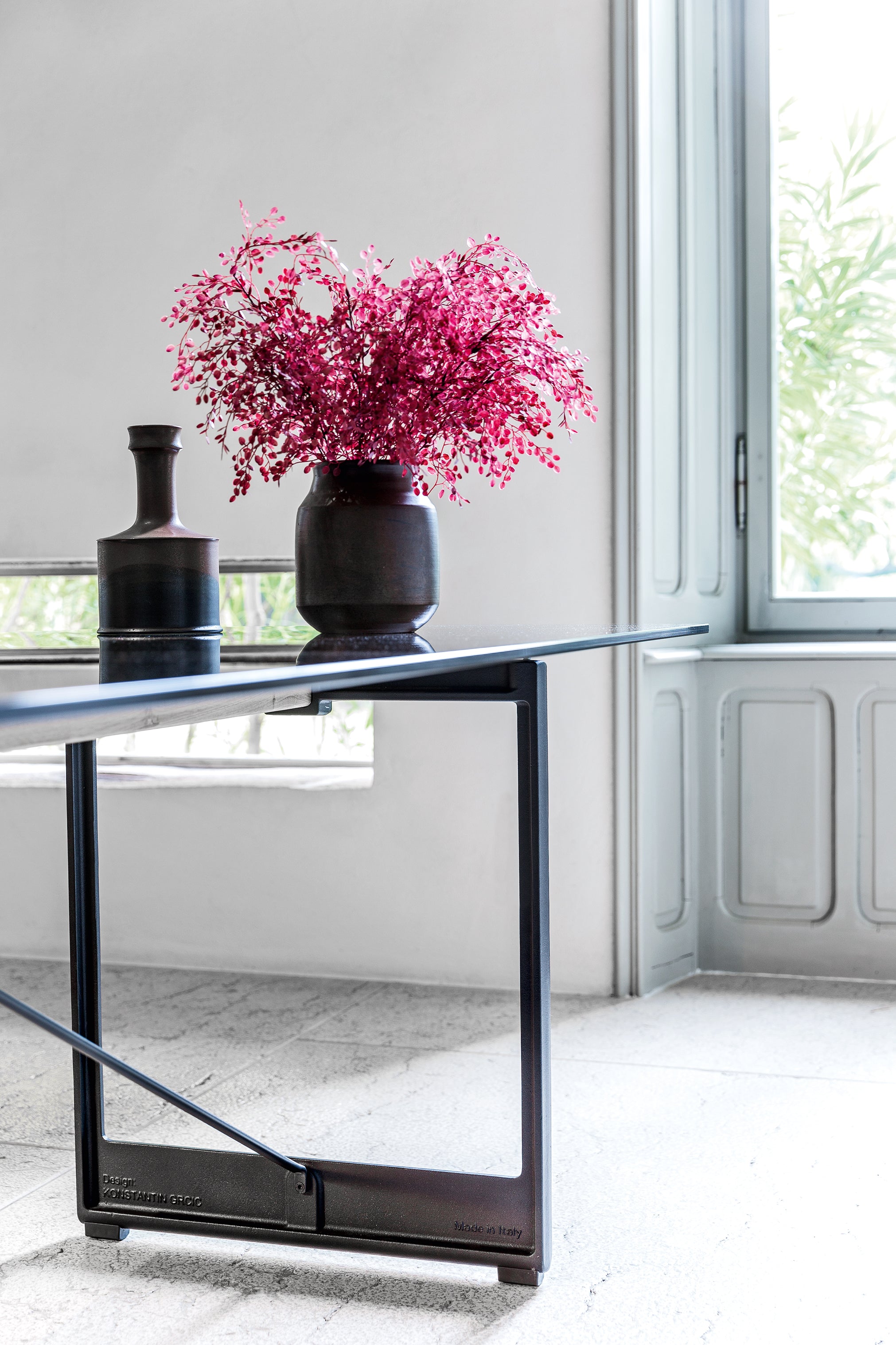 Tafel BRUT turquoise basis