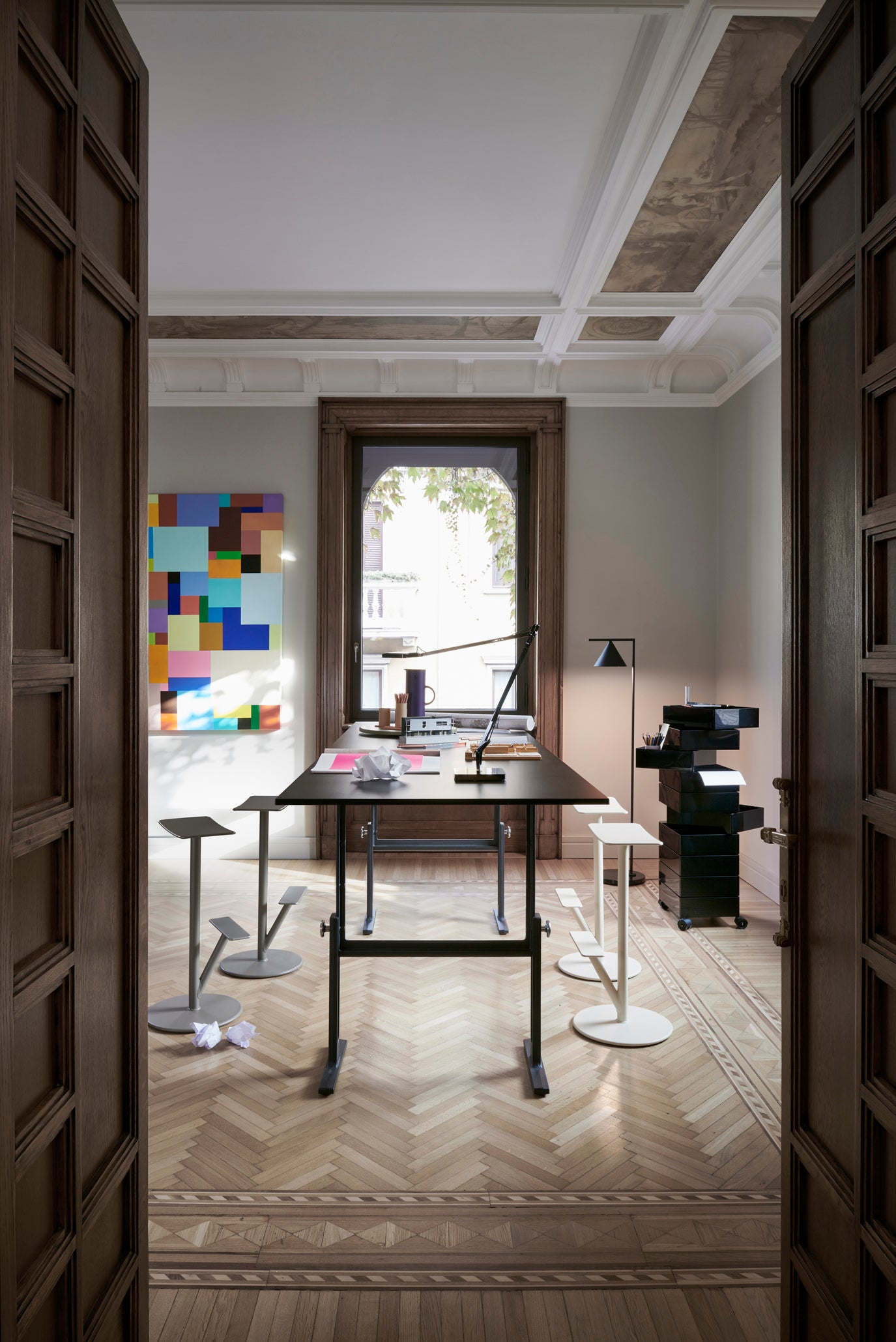 Tafel BRUT turquoise basis