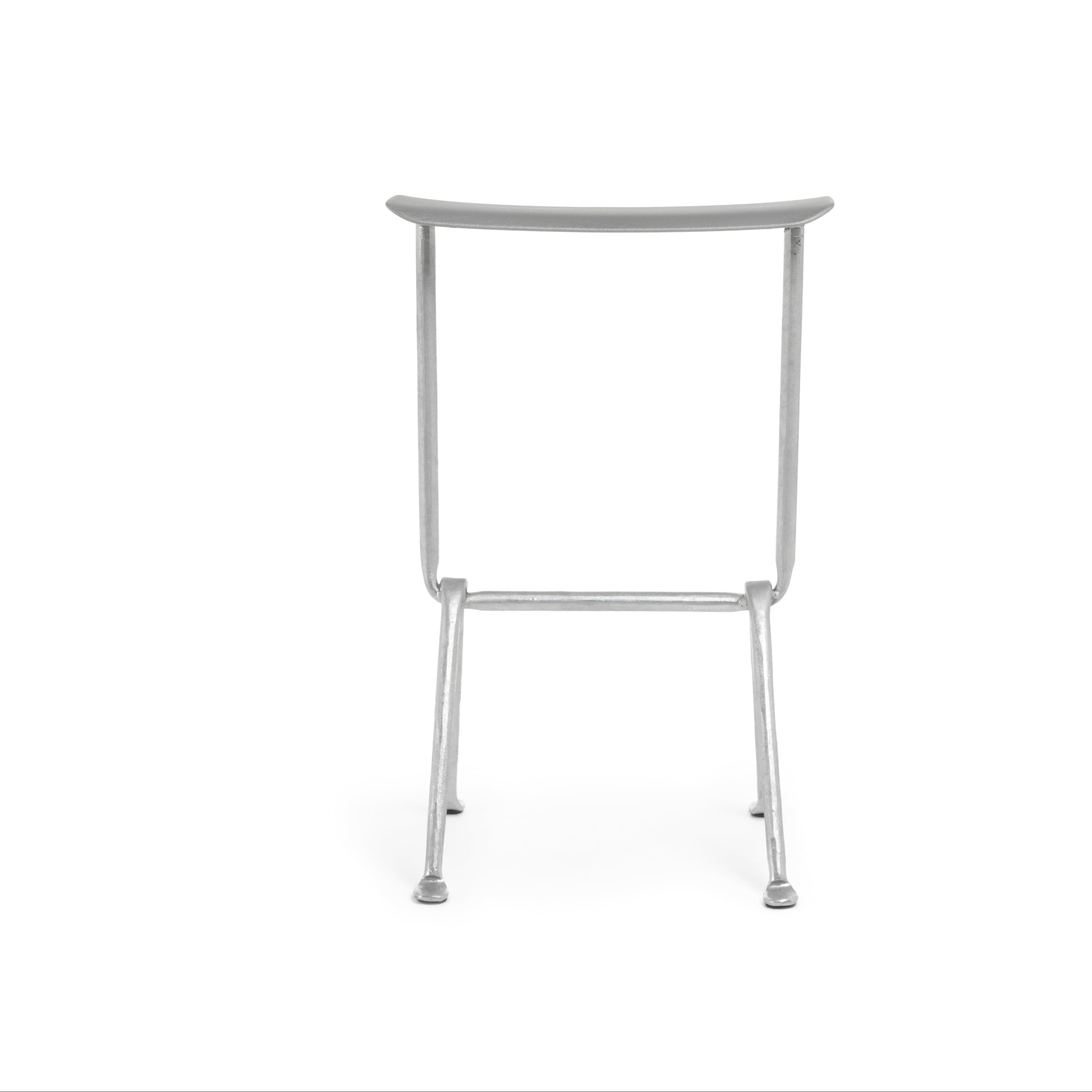 OFFICINA Barhocker mit Metallgestell und Metallsitz