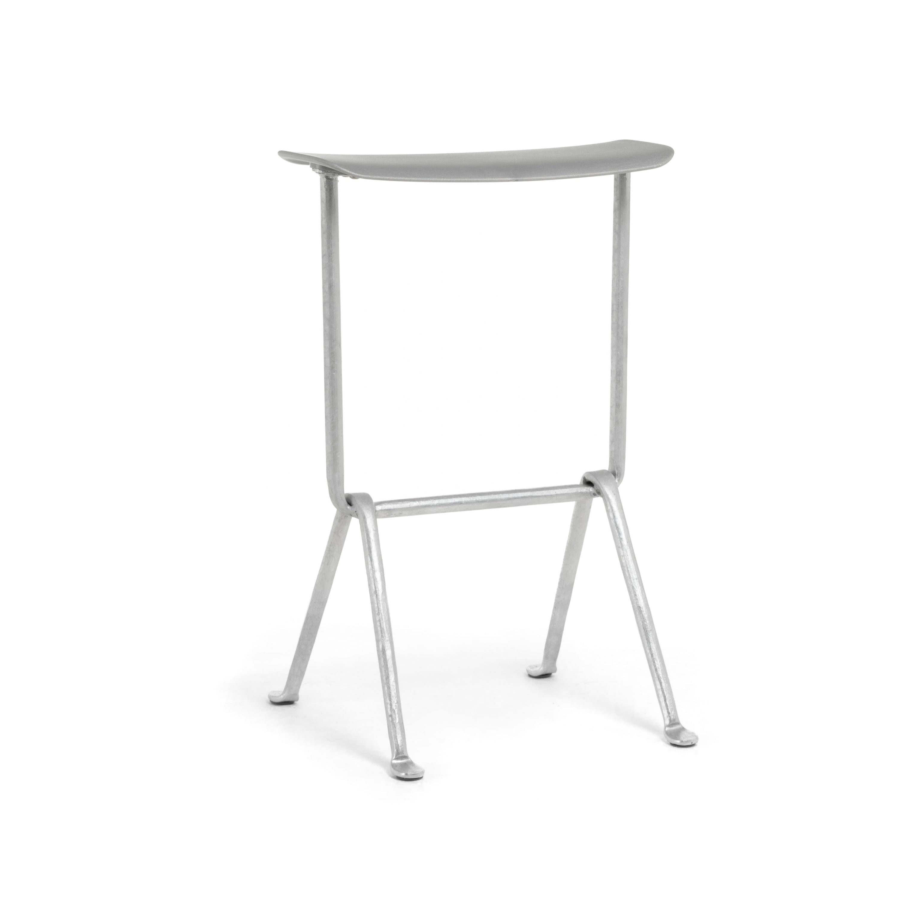 OFFICINA Barhocker mit Metallgestell und Metallsitz