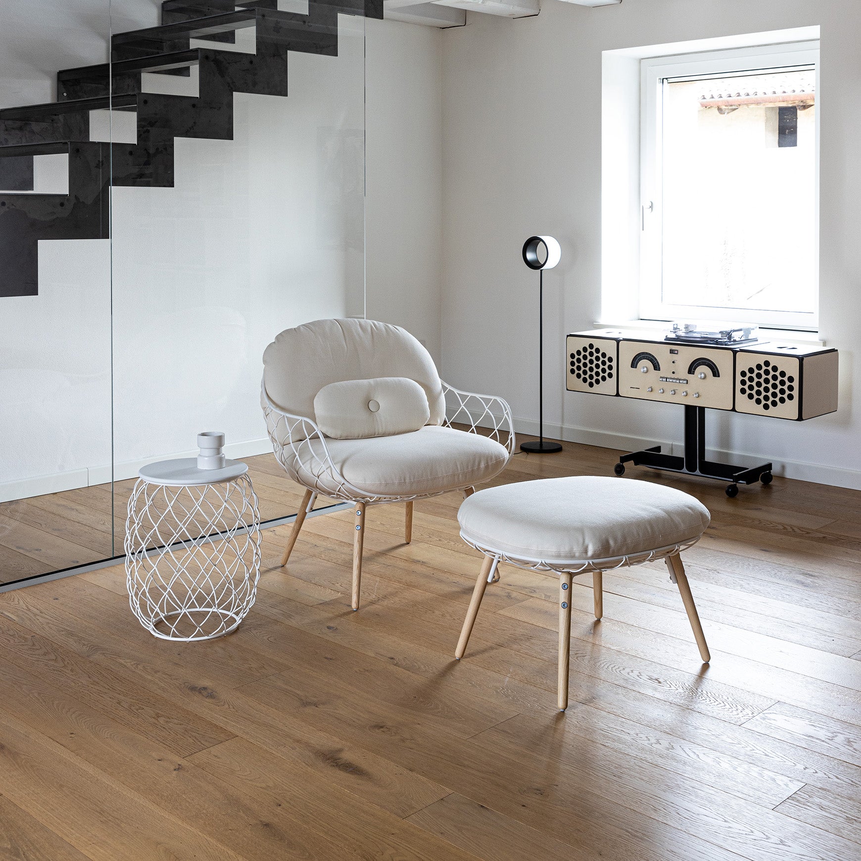 PIÑA Armchair in Navy Blue