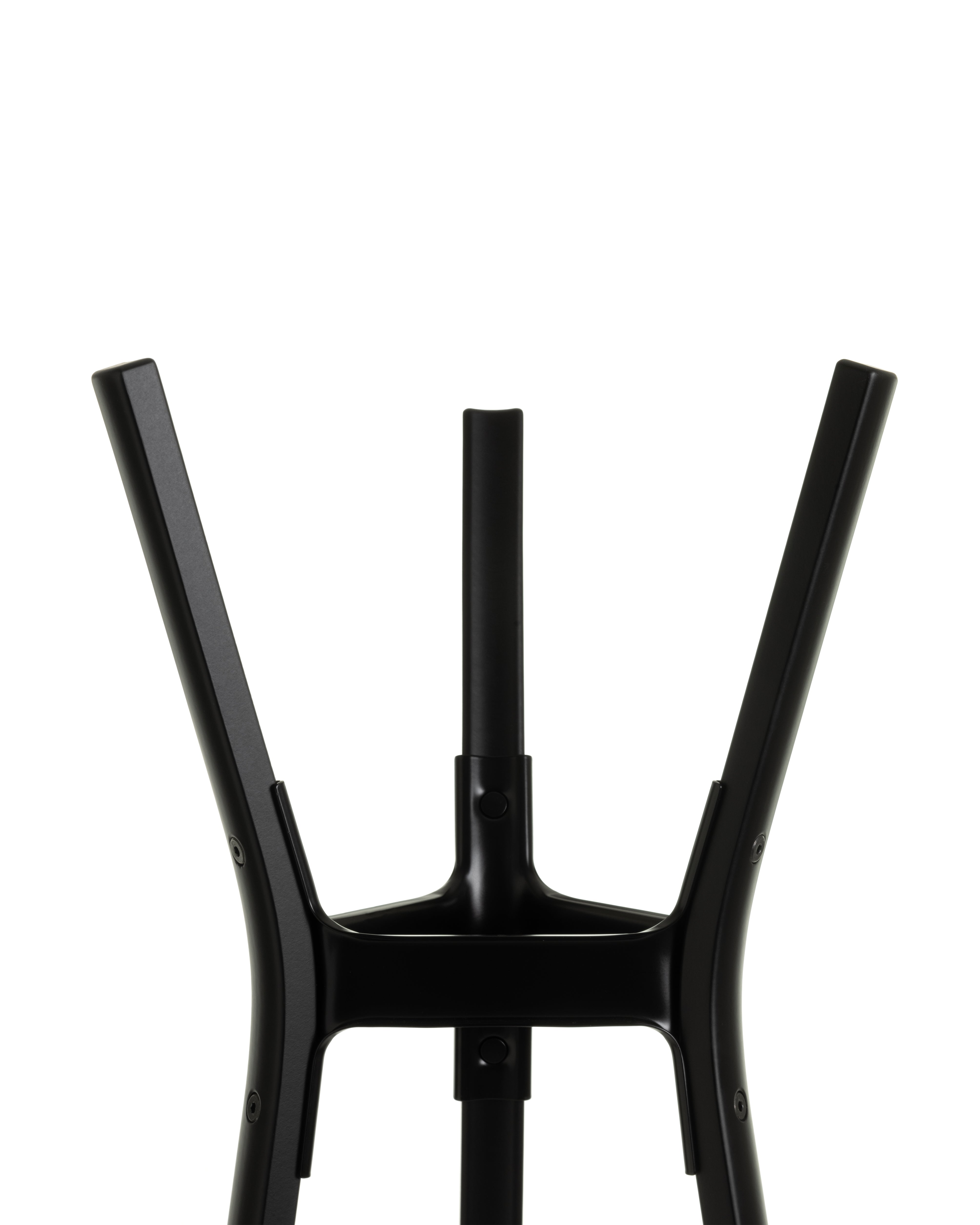 STEELWOOD Standgarderobe, schwarzes Buchenholz