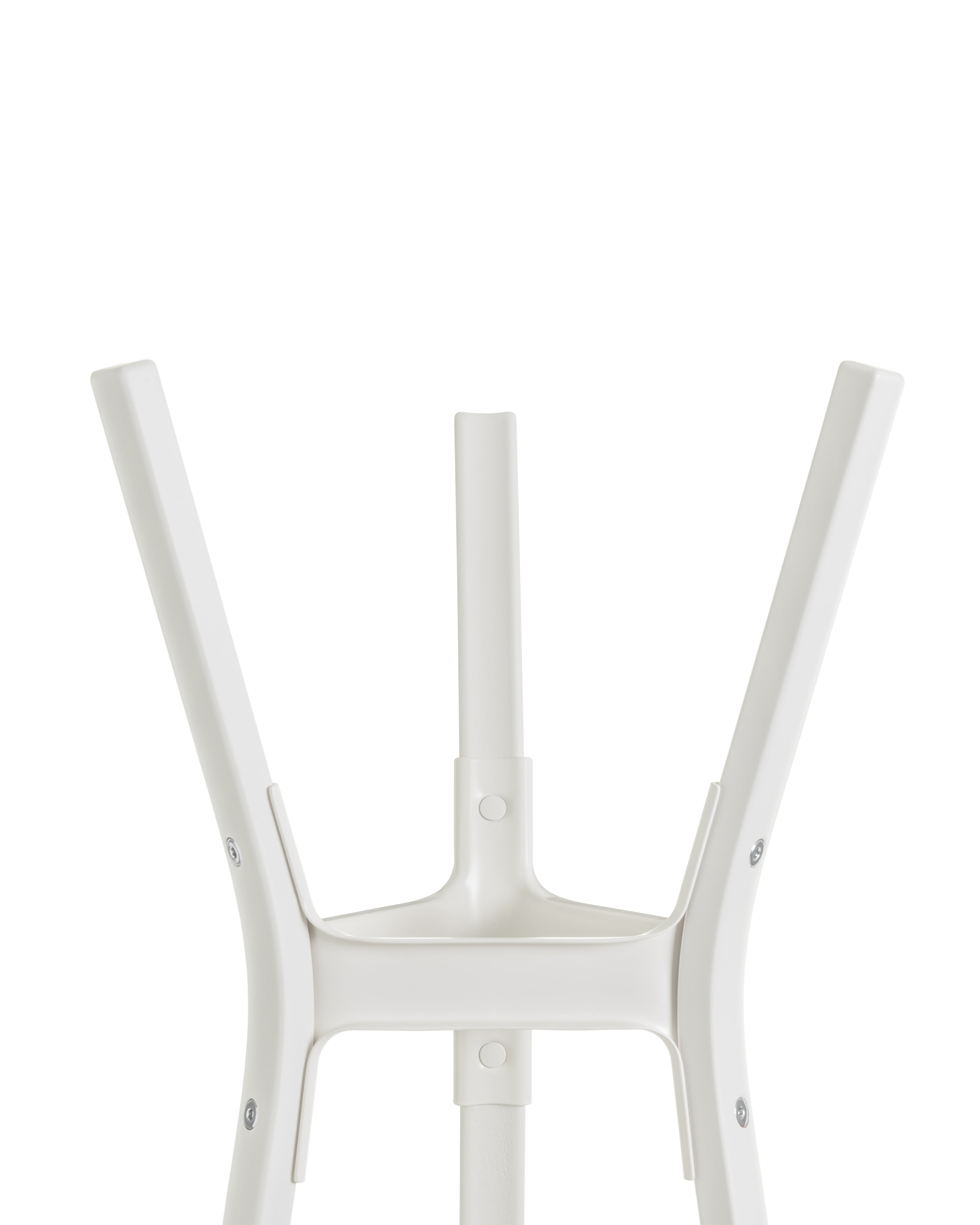 STEELWOOD standing coat rack white beech wood