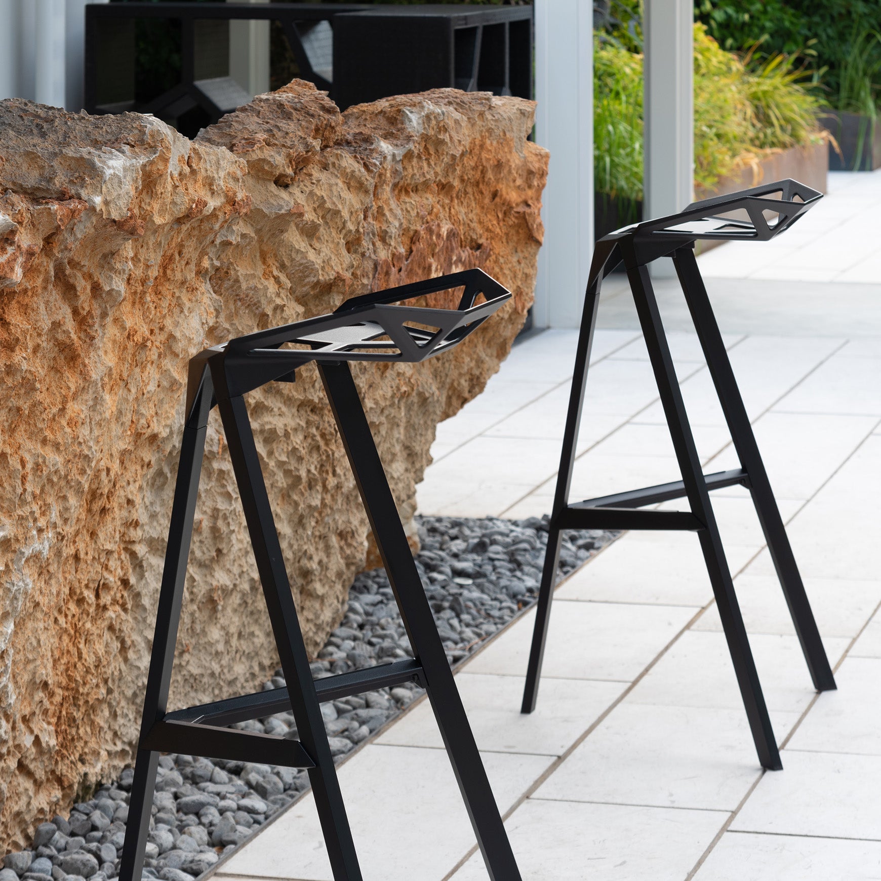 Hocker STOOL_ONE zwart