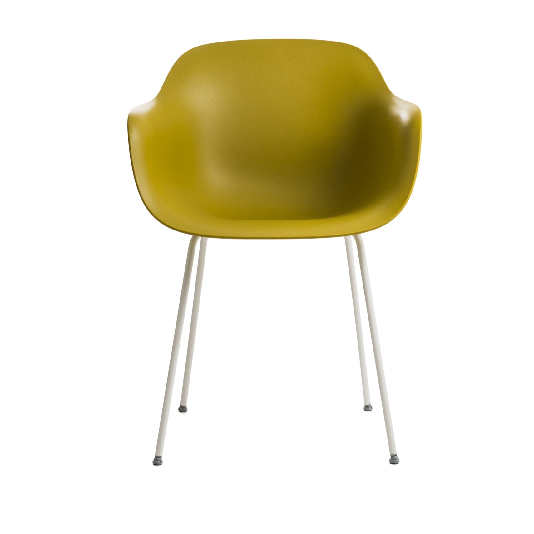 SUBSTANCE gelber Sessel mit Metallgestell