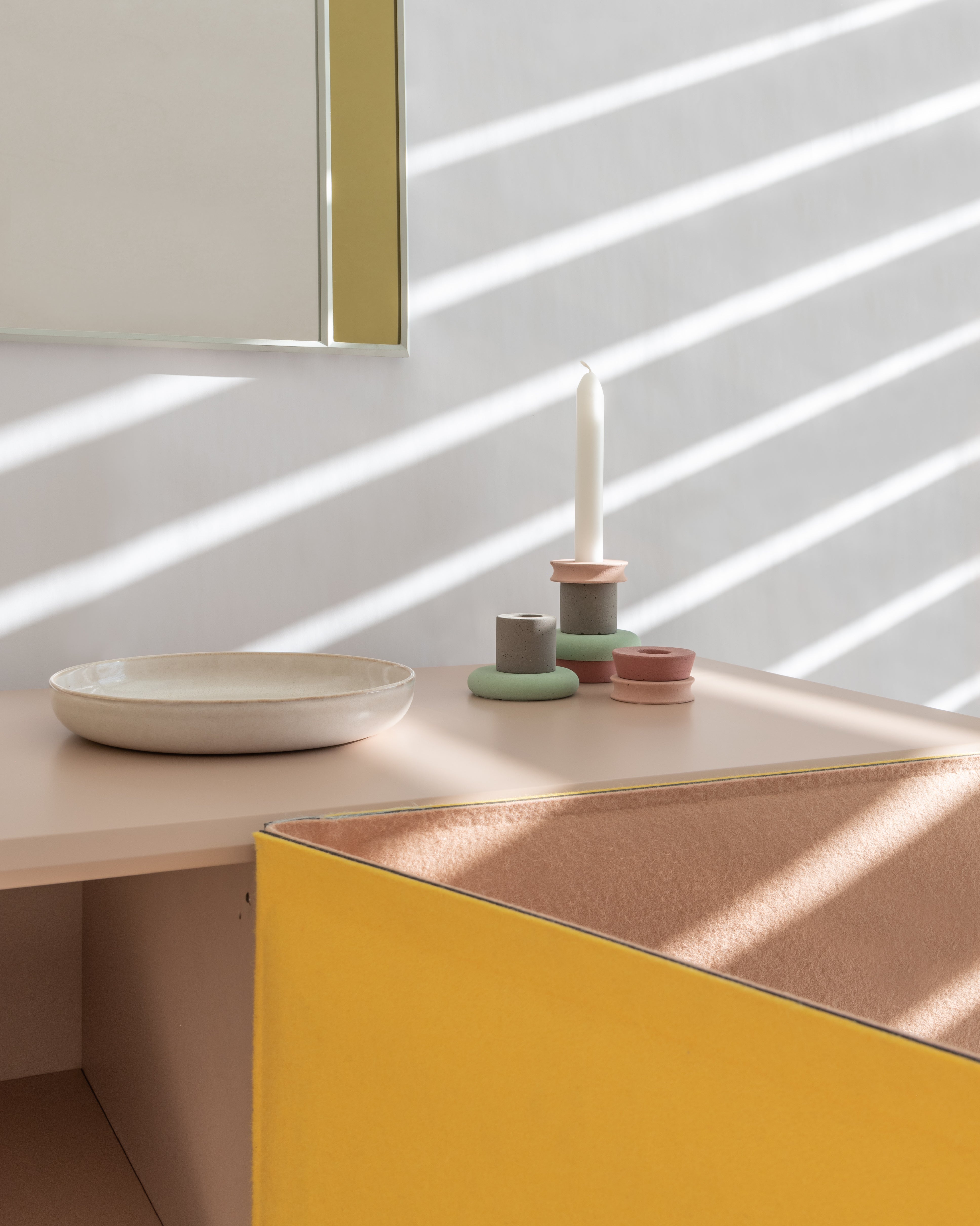 TACITO RTV-kast beige vilt