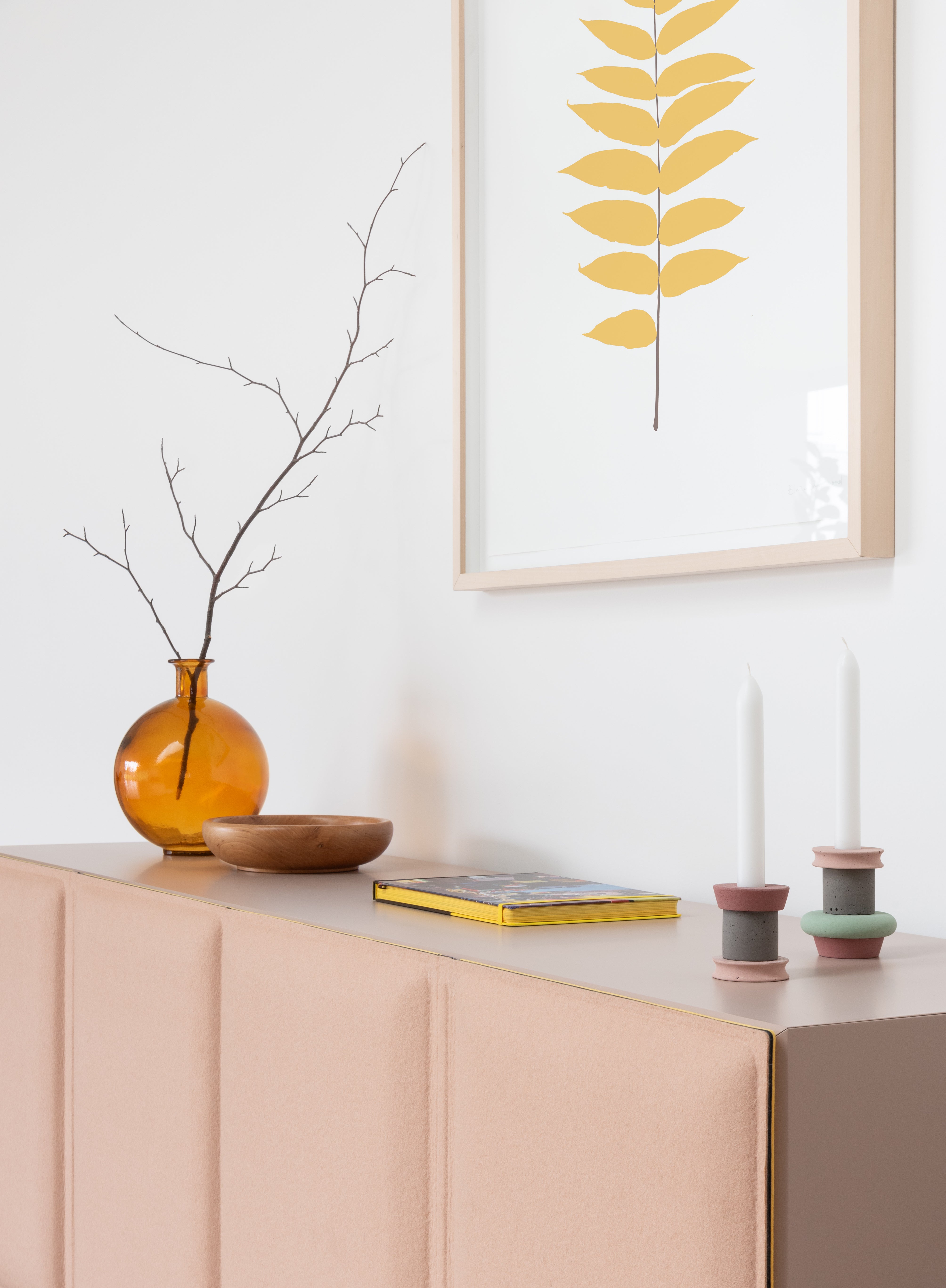 TACITO RTV-kast beige vilt