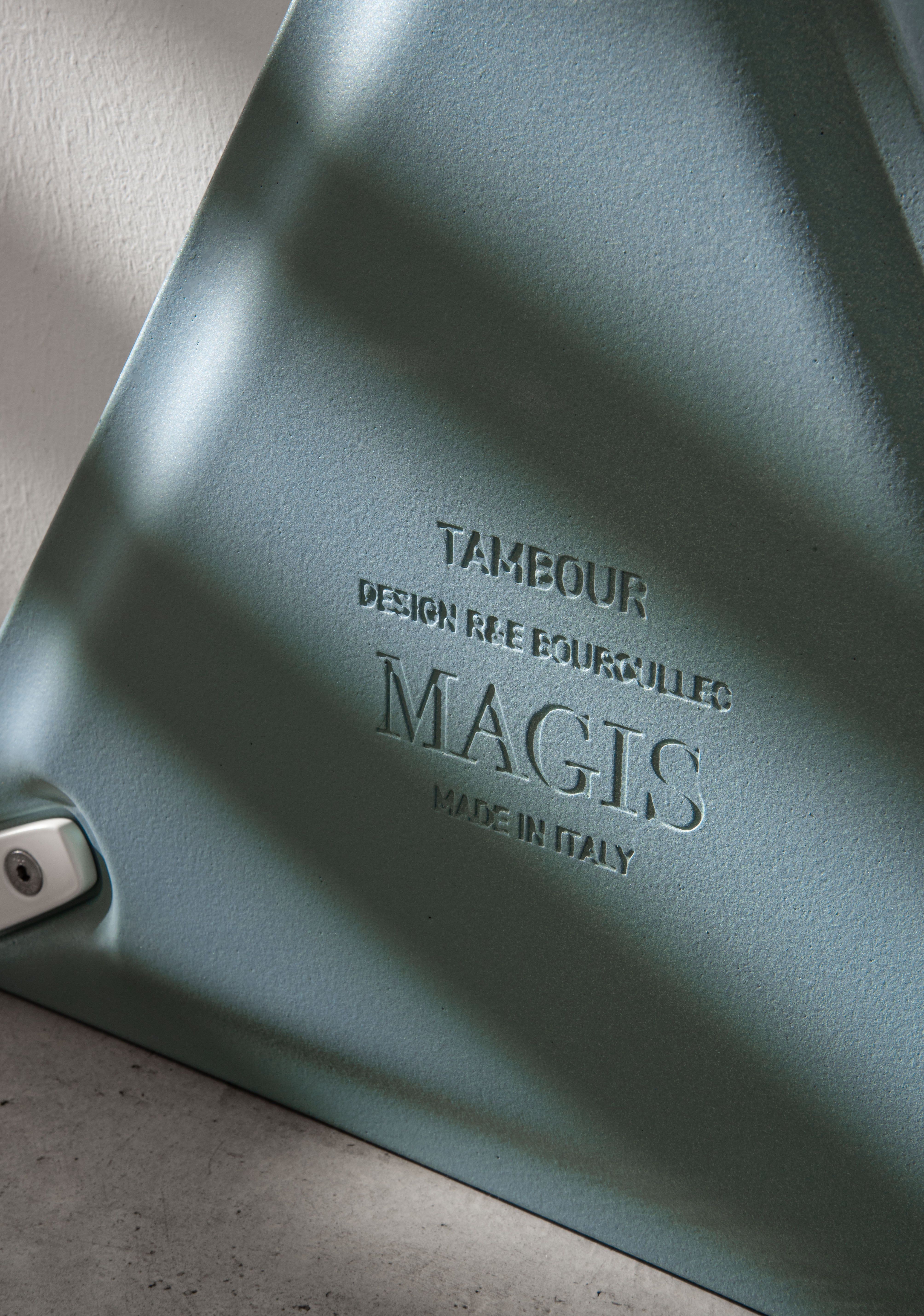 Hulp tafel TAMBOUR crèmekleurig beton