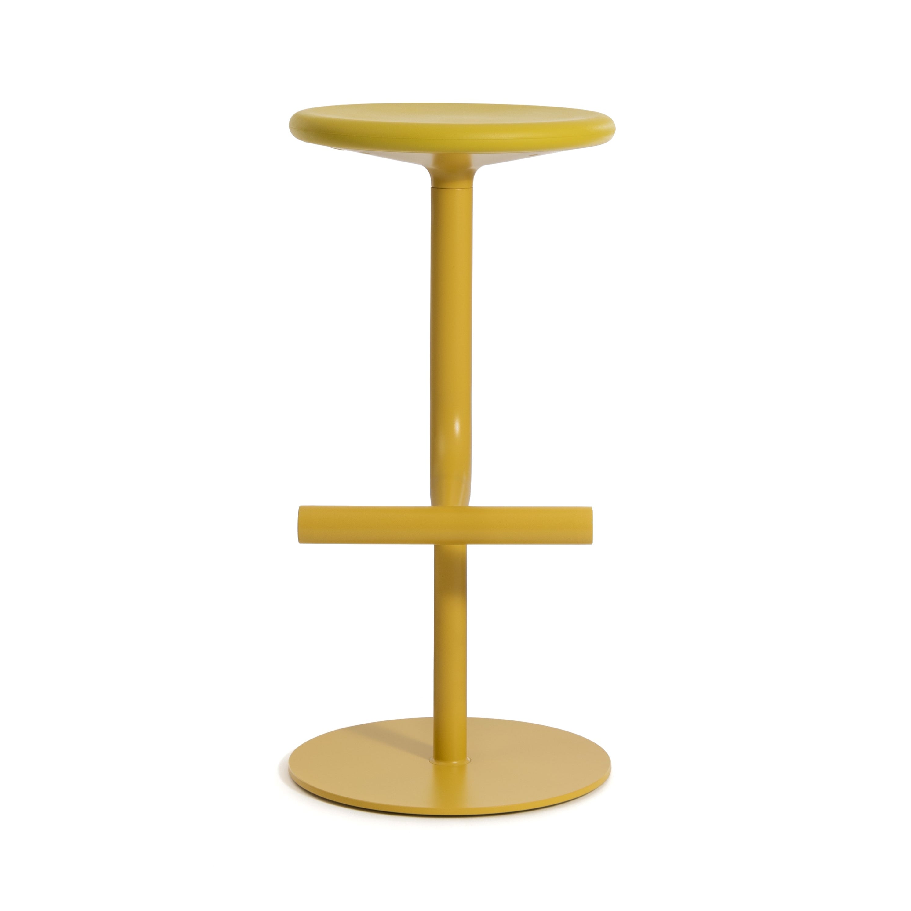 Draaibare kruk TIBU geel