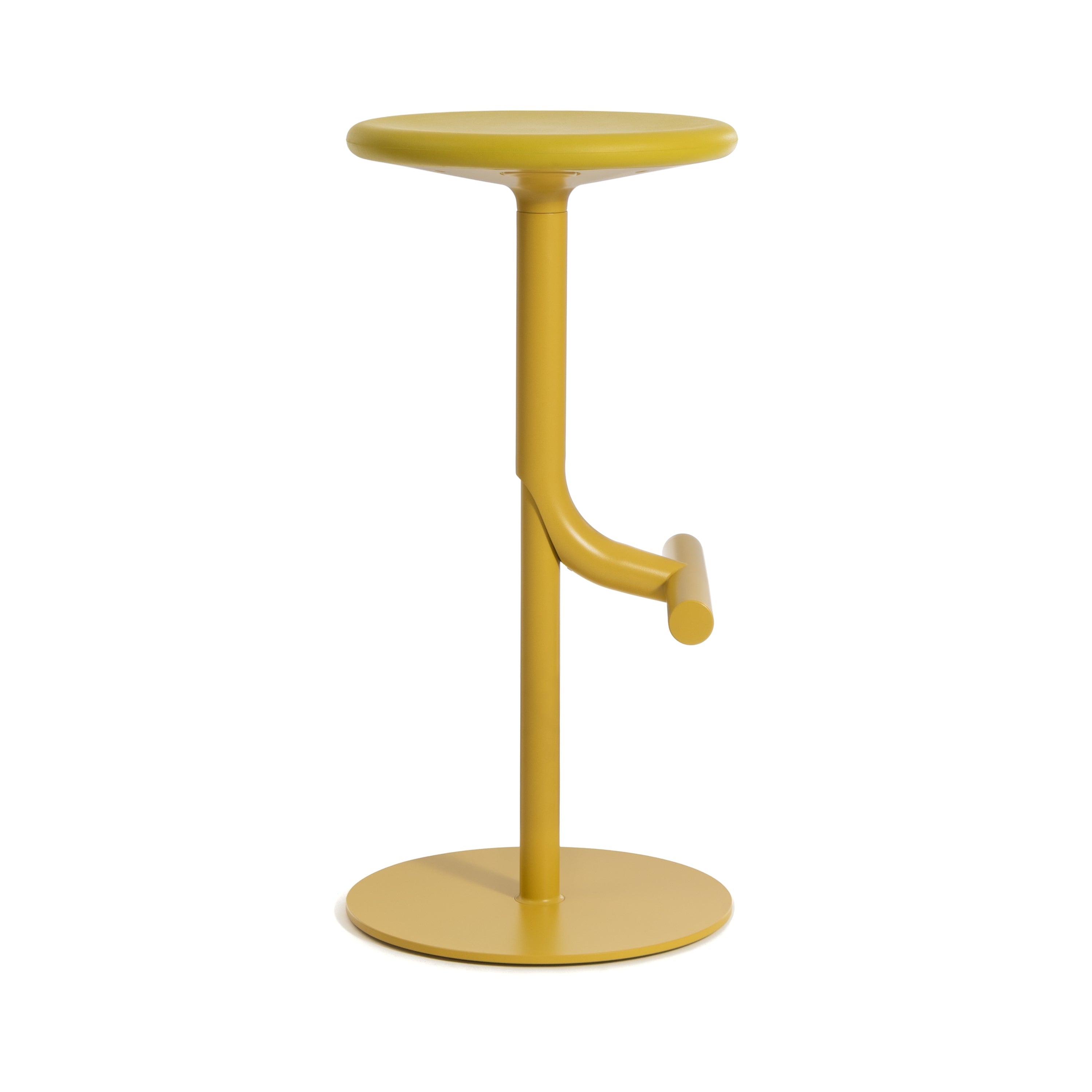 Draaibare kruk TIBU geel