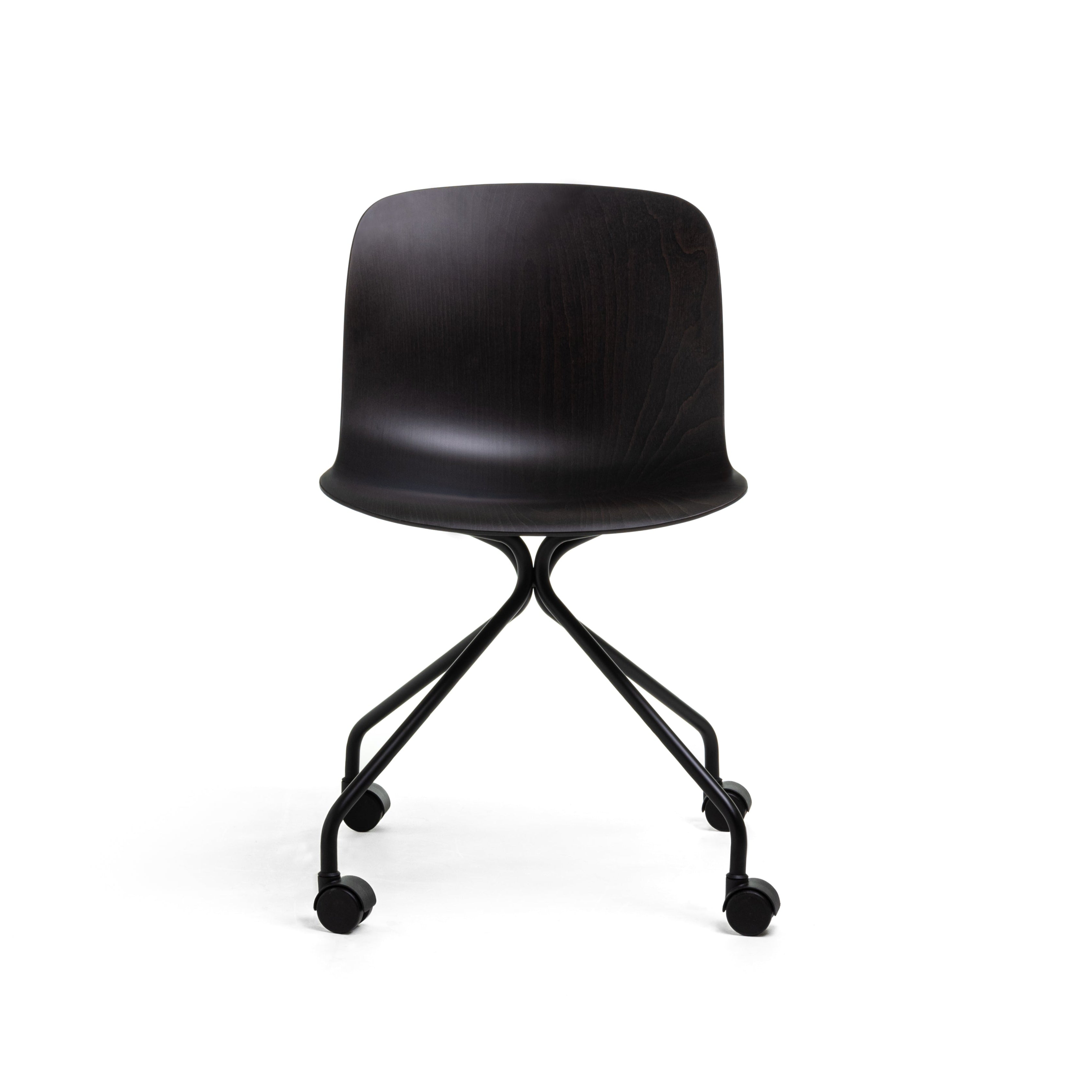 Bureau stoel TROY donker beukenhout