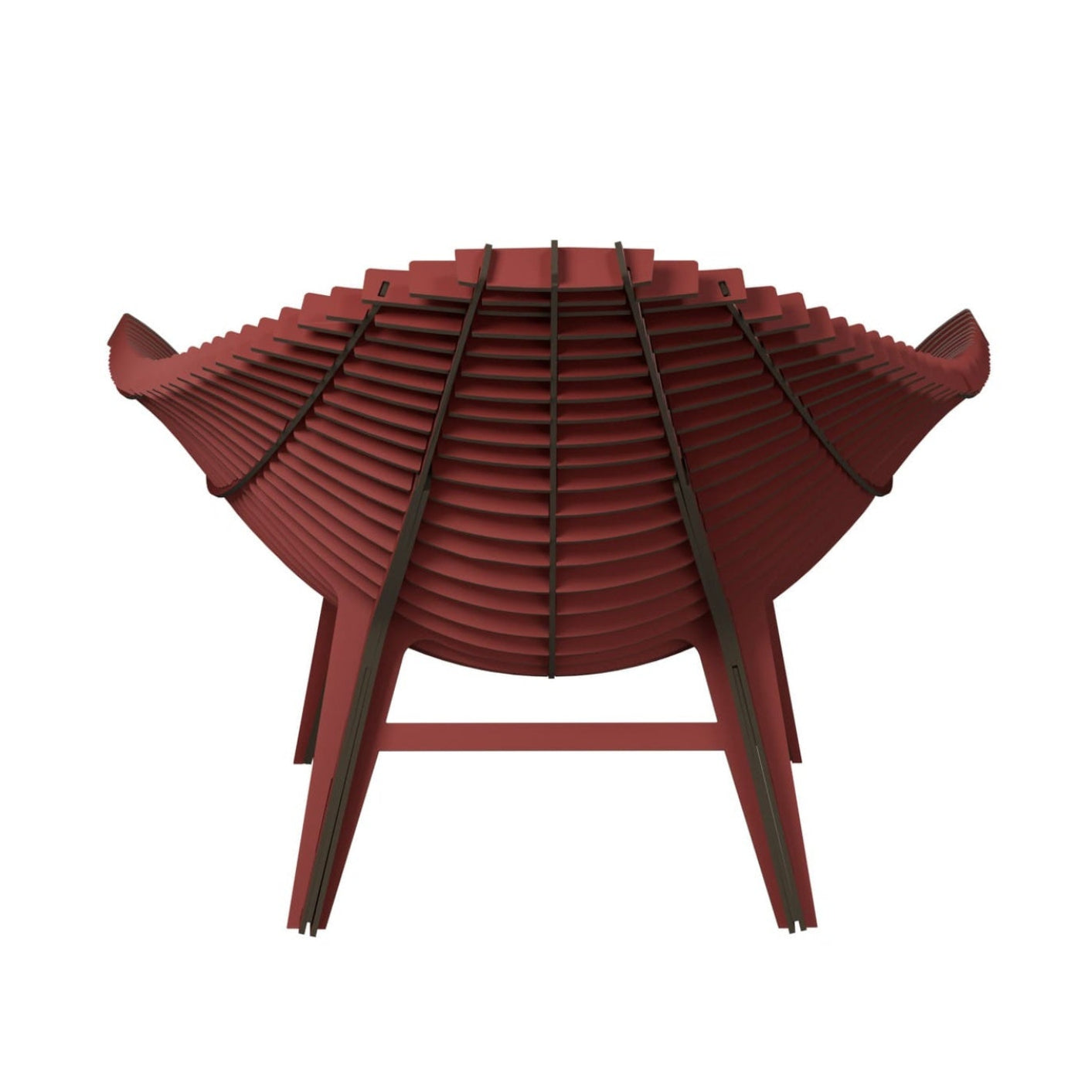 Buitenstoel MANTA rood