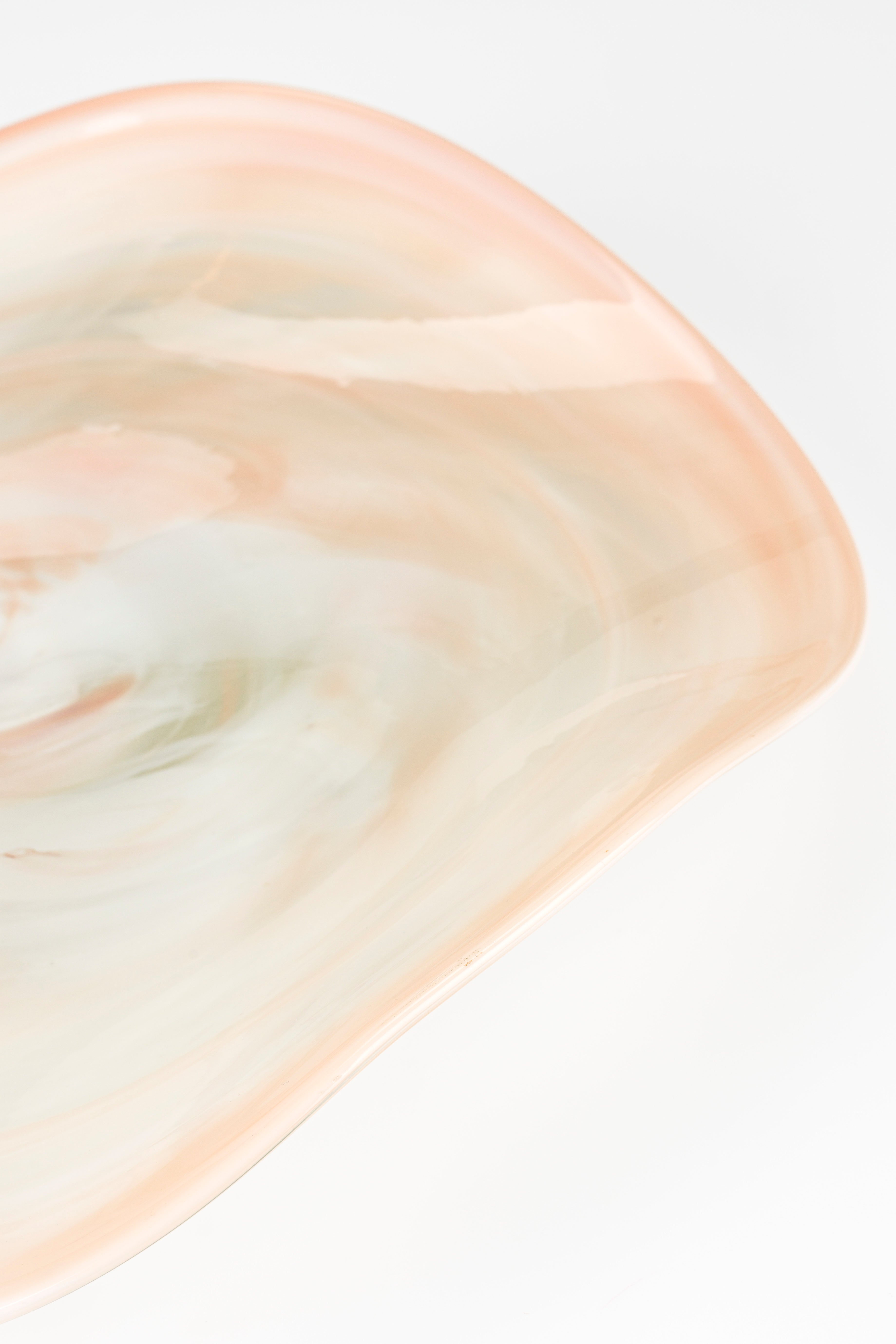 Misa aus Glas MARIA weiß mit Rosa