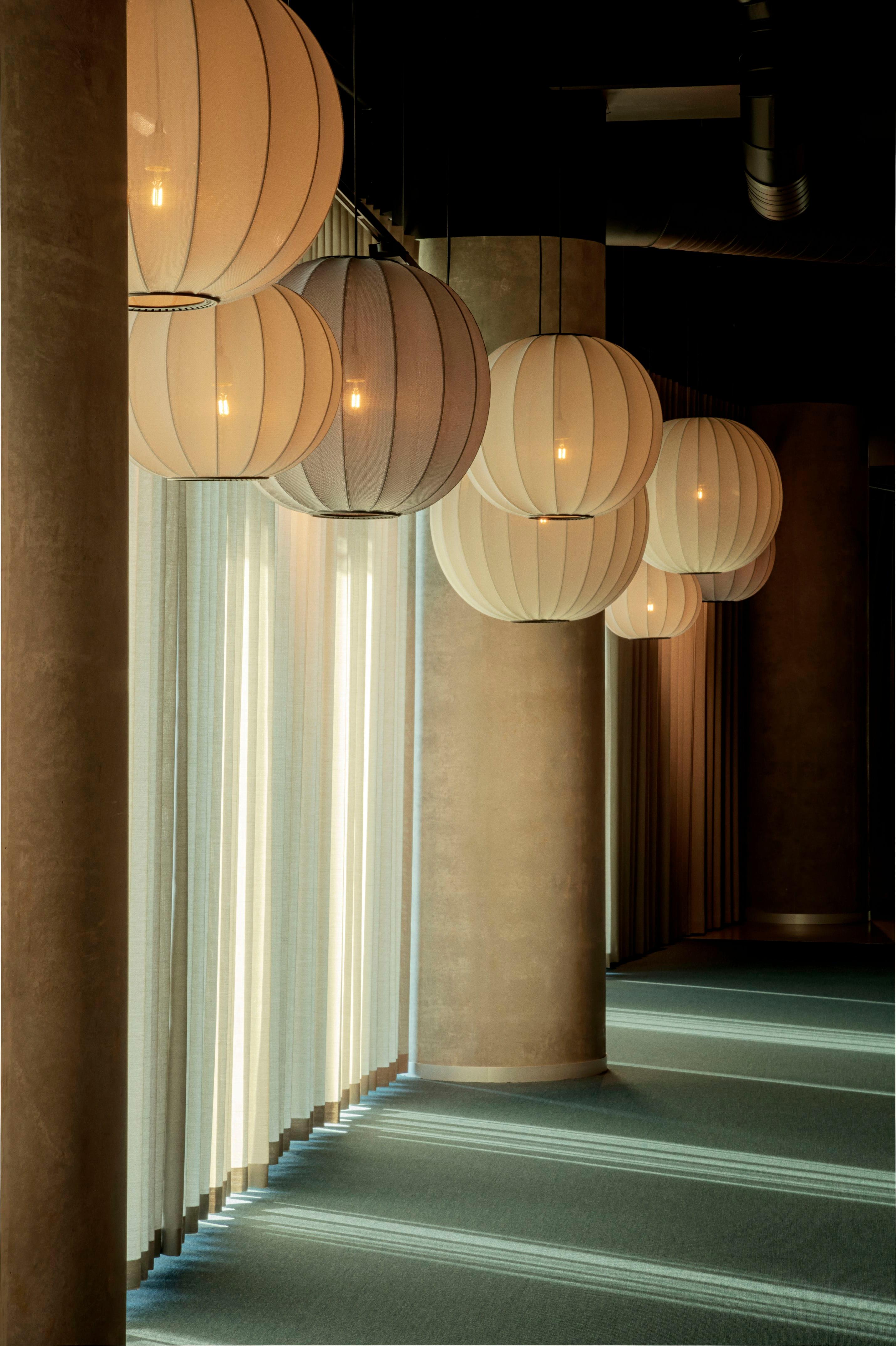 Hanglamp KNIT-WIT ROND parelmoer