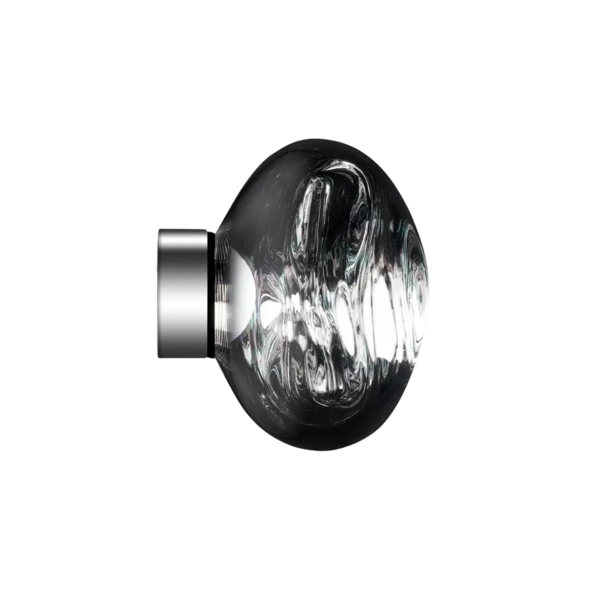 Silver wall lamp