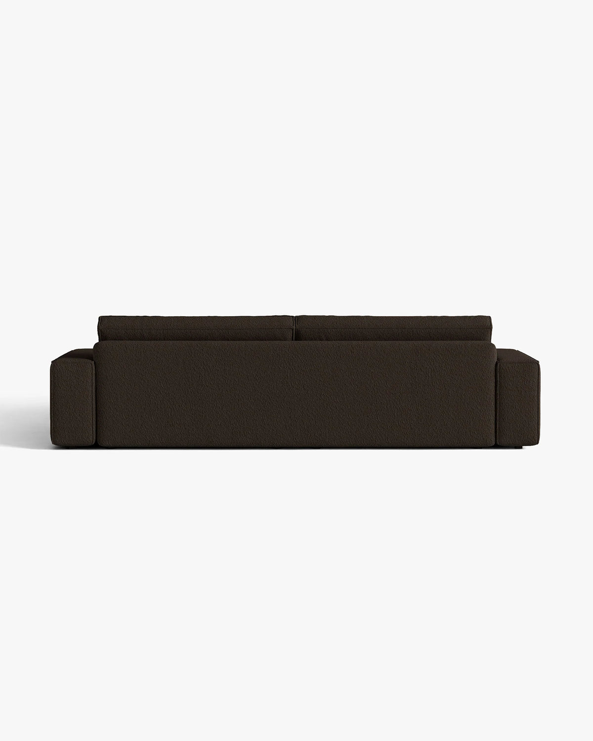 Sofa 3-zits met slaapfunctie JODIE chocolade boucle